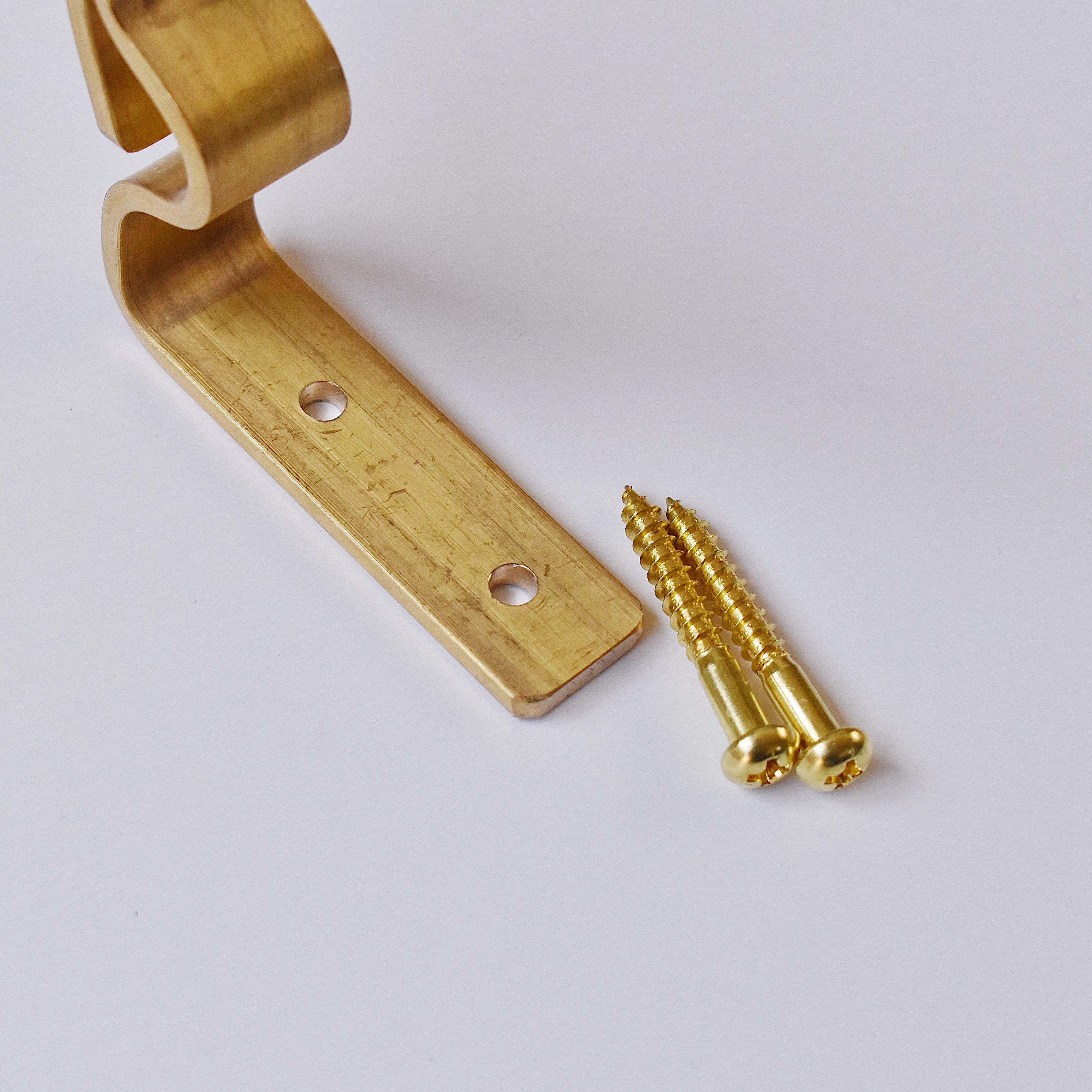 真鍮カーテンブラケット ダブル