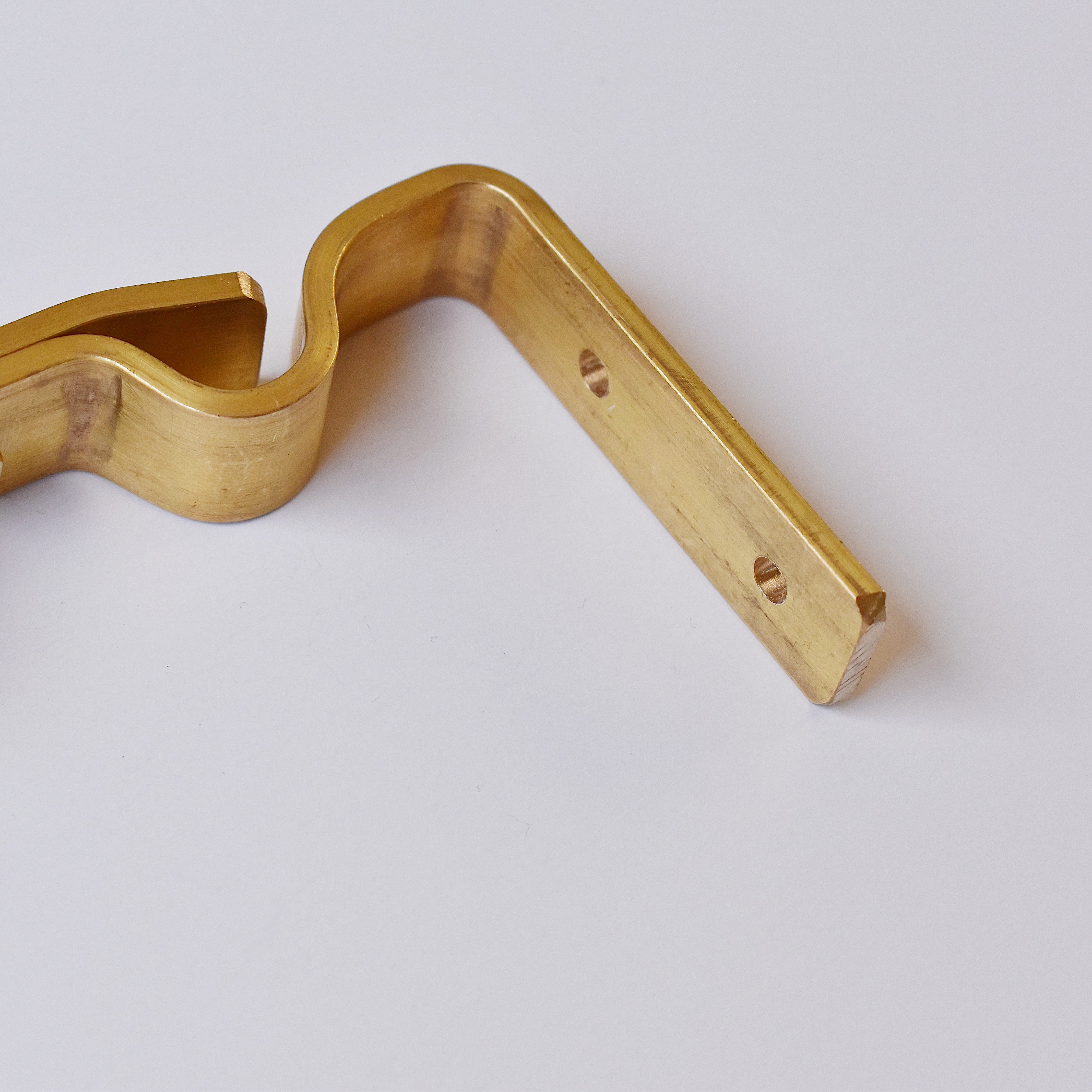 真鍮カーテンブラケット ダブル