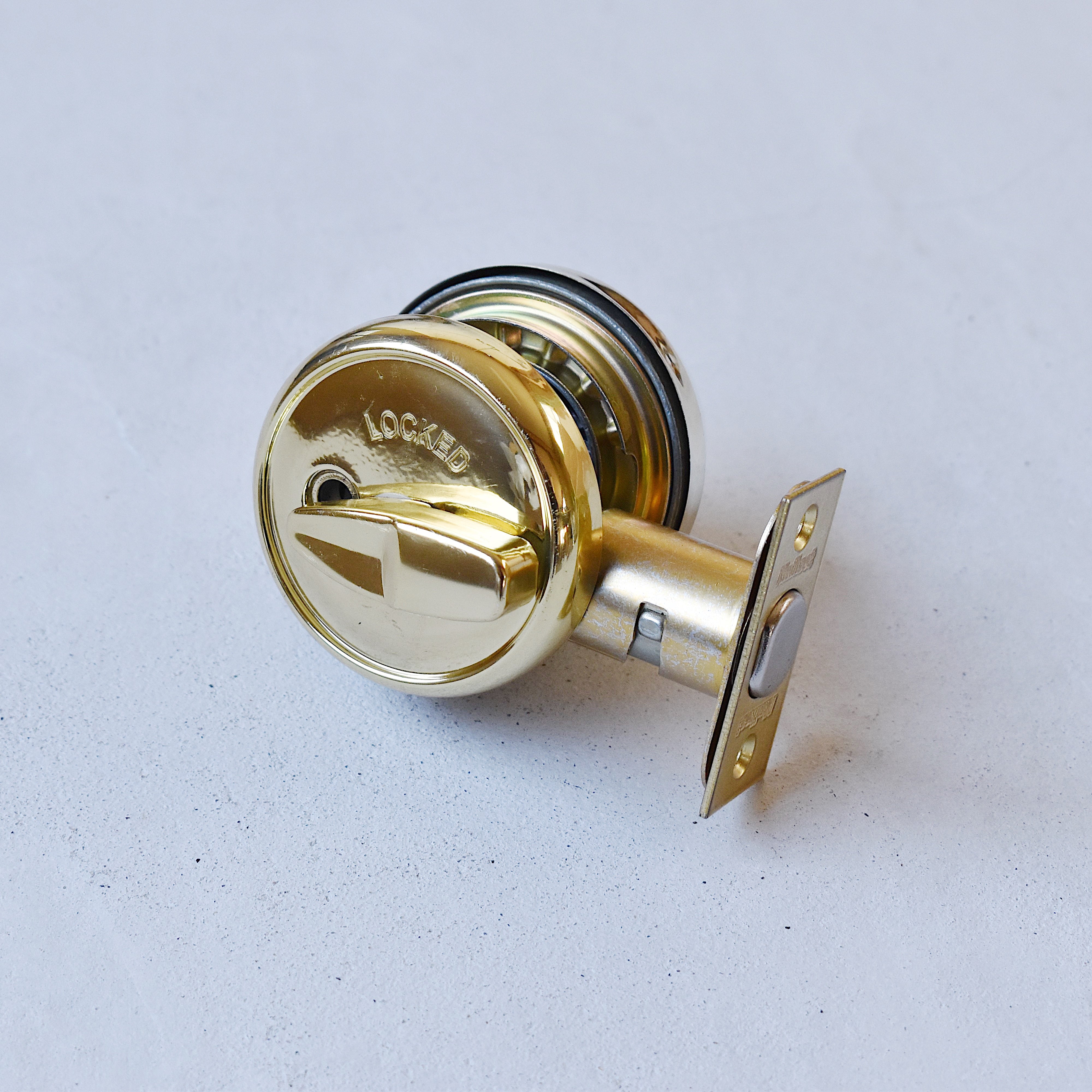 クイックセット 本締錠 ゴールド