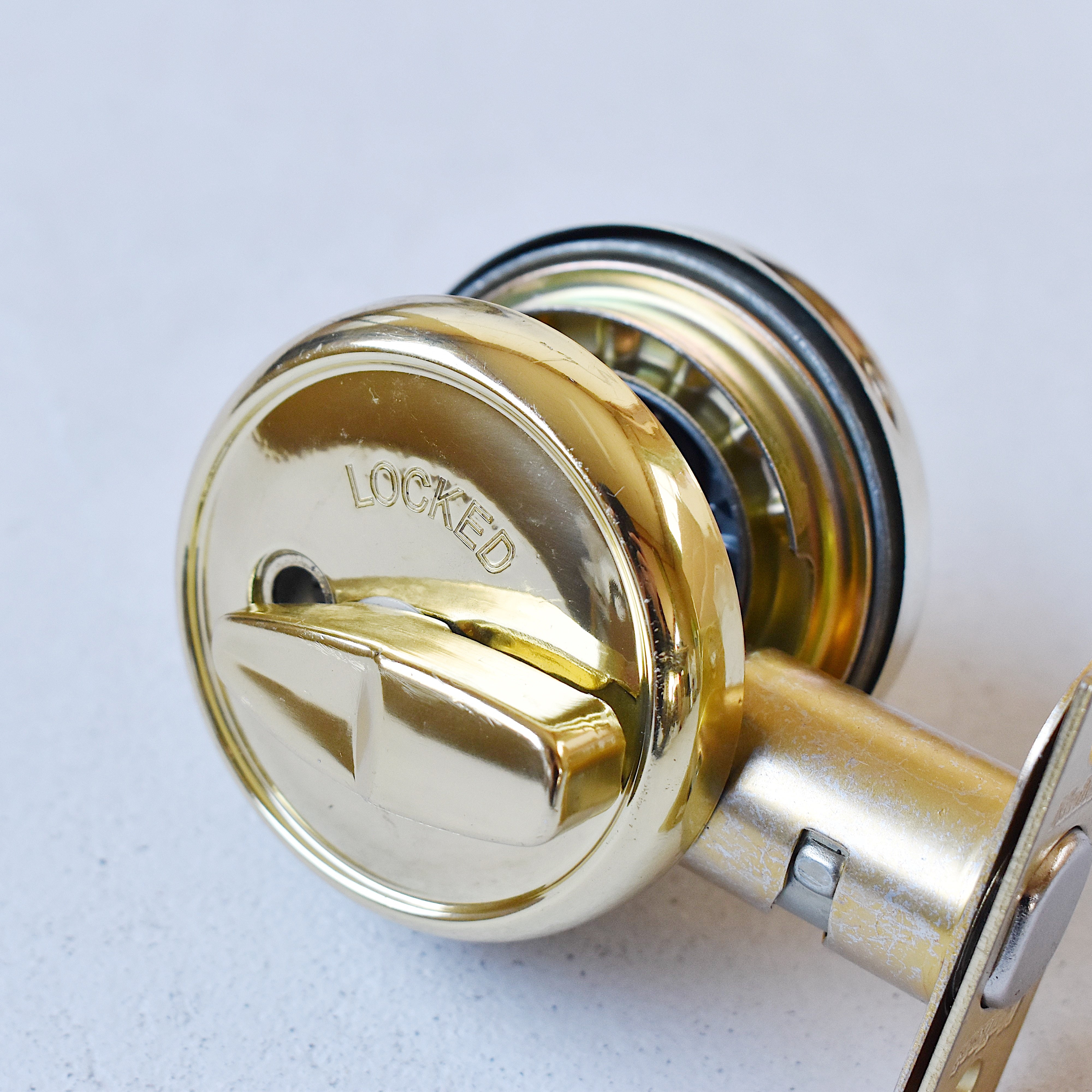 クイックセット 本締錠 ゴールド