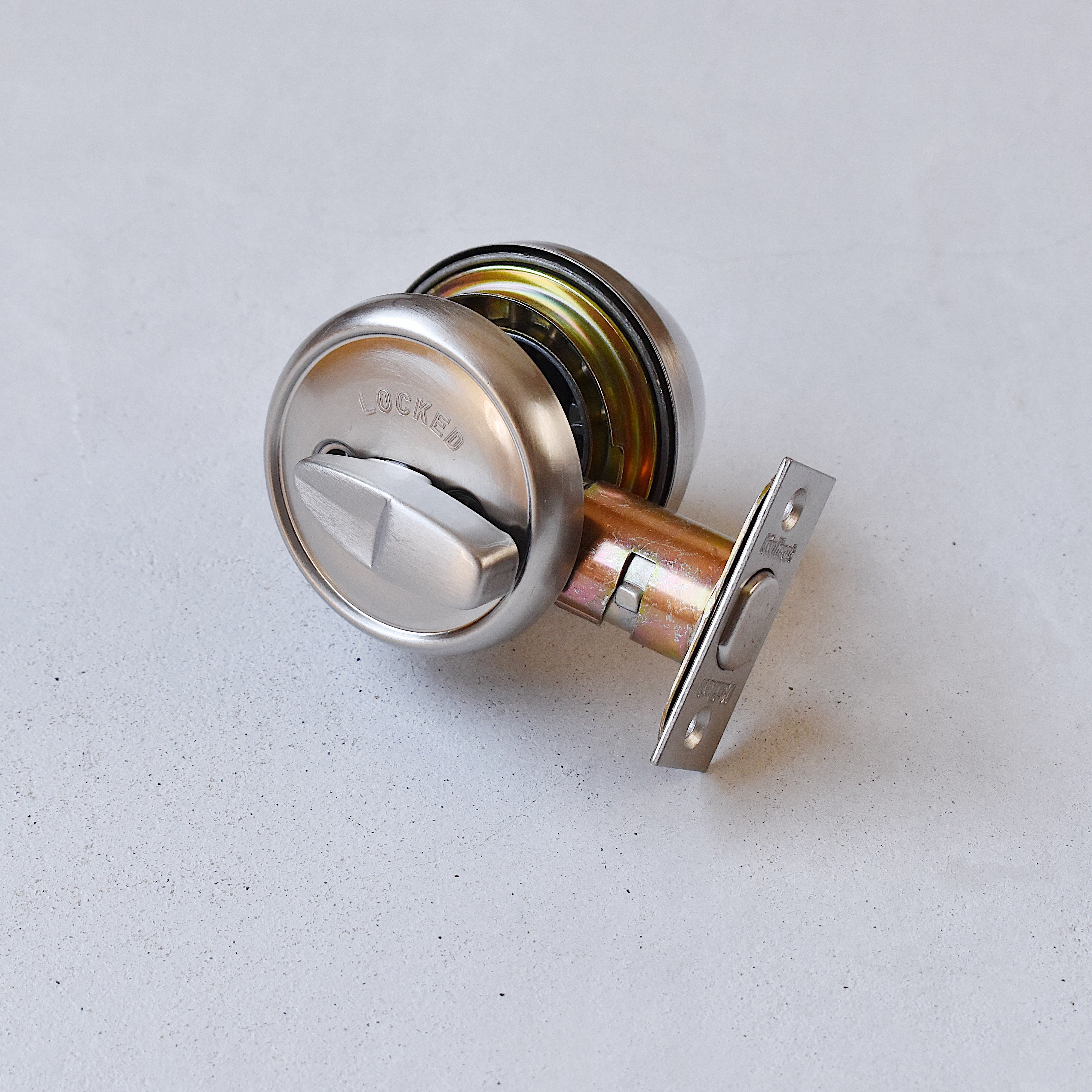 クイックセット 本締錠 シルバー