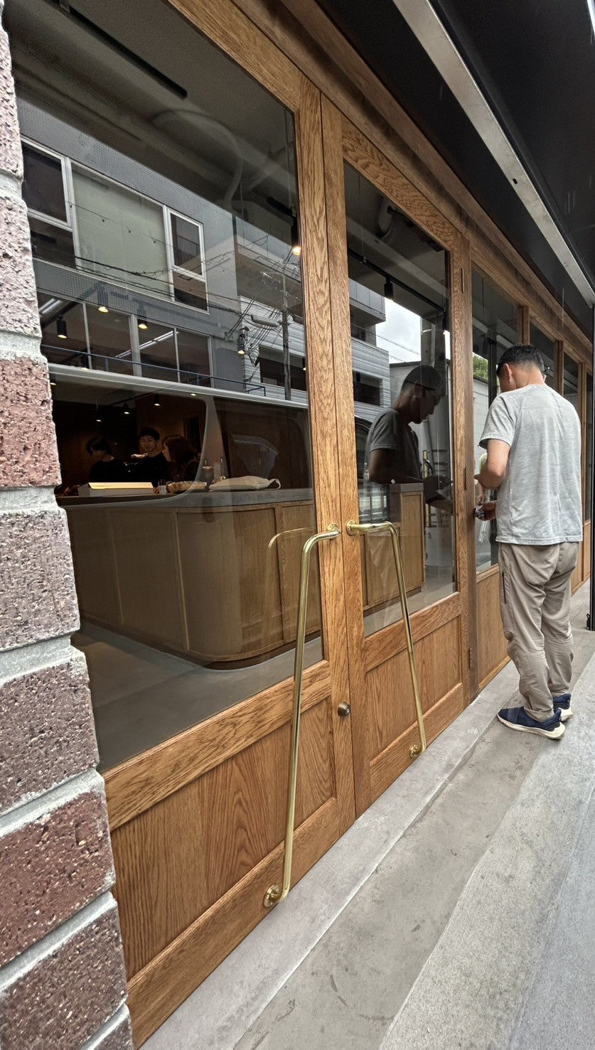 真鍮パイプドアハンドル TYPE1