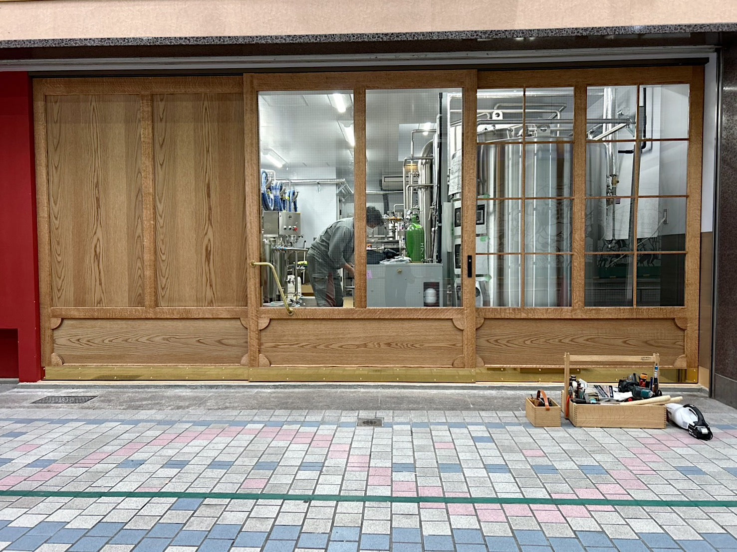 真鍮パイプドアハンドル TYPE2