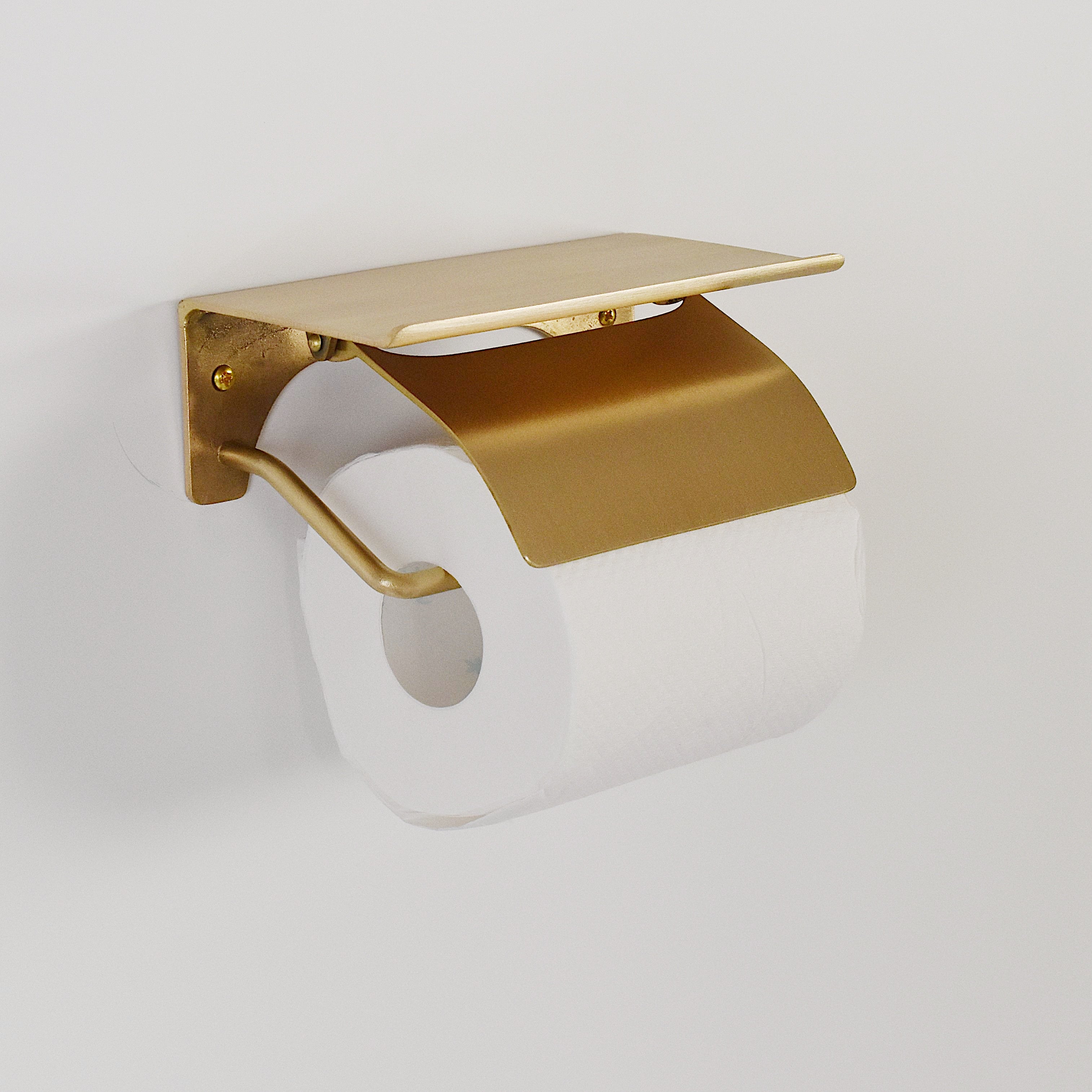 シェルフペーパーホルダー TYPE1 ゴールド