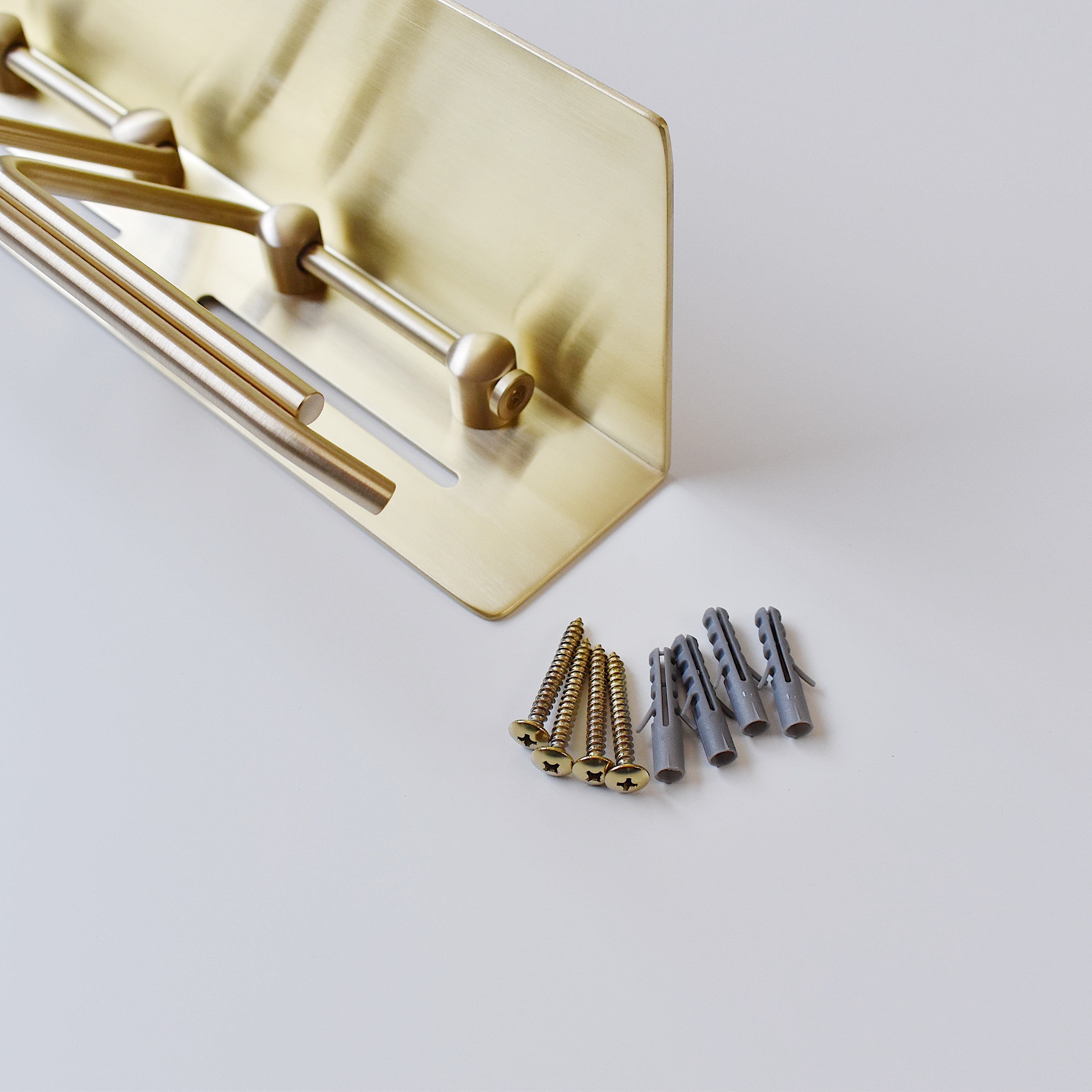 put ペーパーホルダー ダブル ブラス