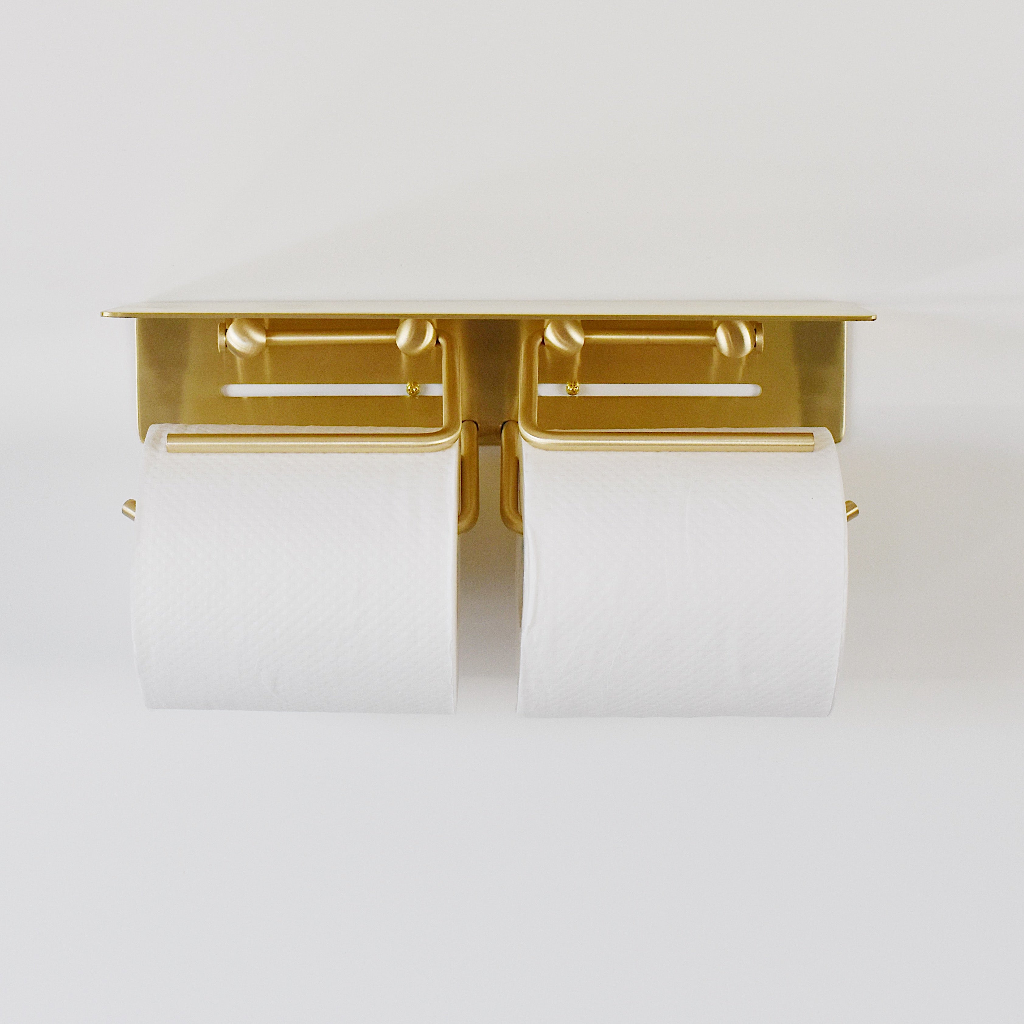 put ペーパーホルダー ダブル ブラス