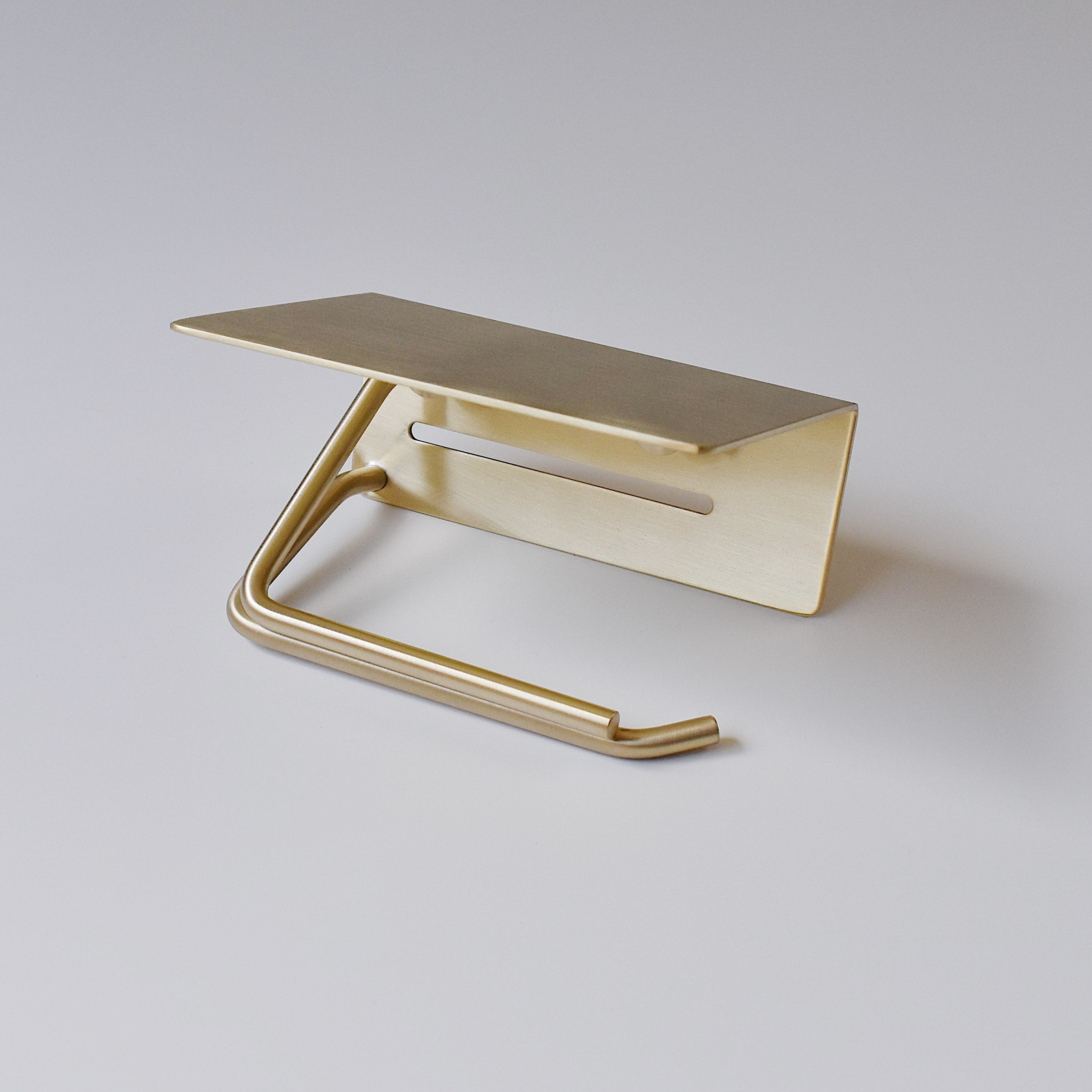 put ペーパーホルダー シングル ブラス