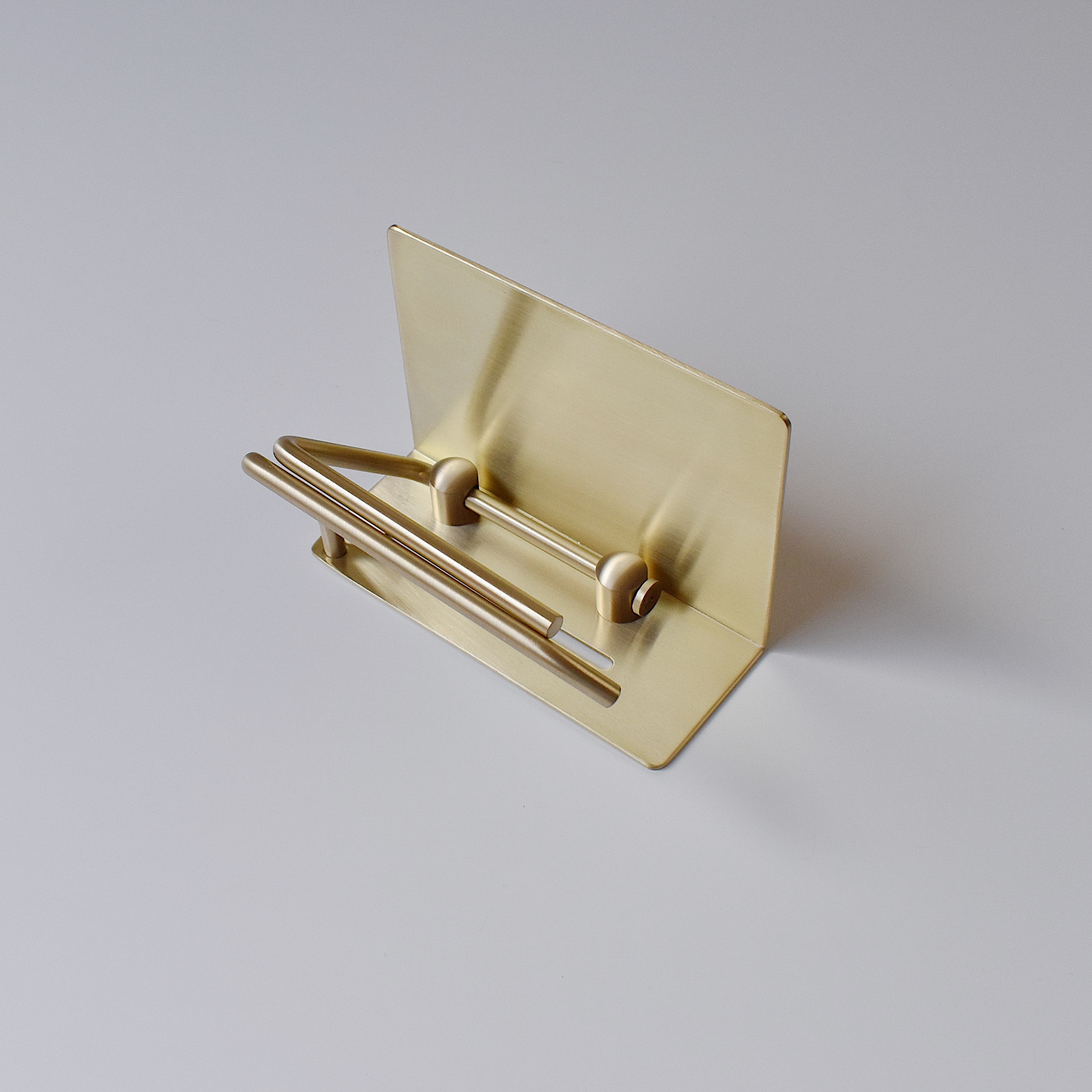 put ペーパーホルダー シングル ブラス