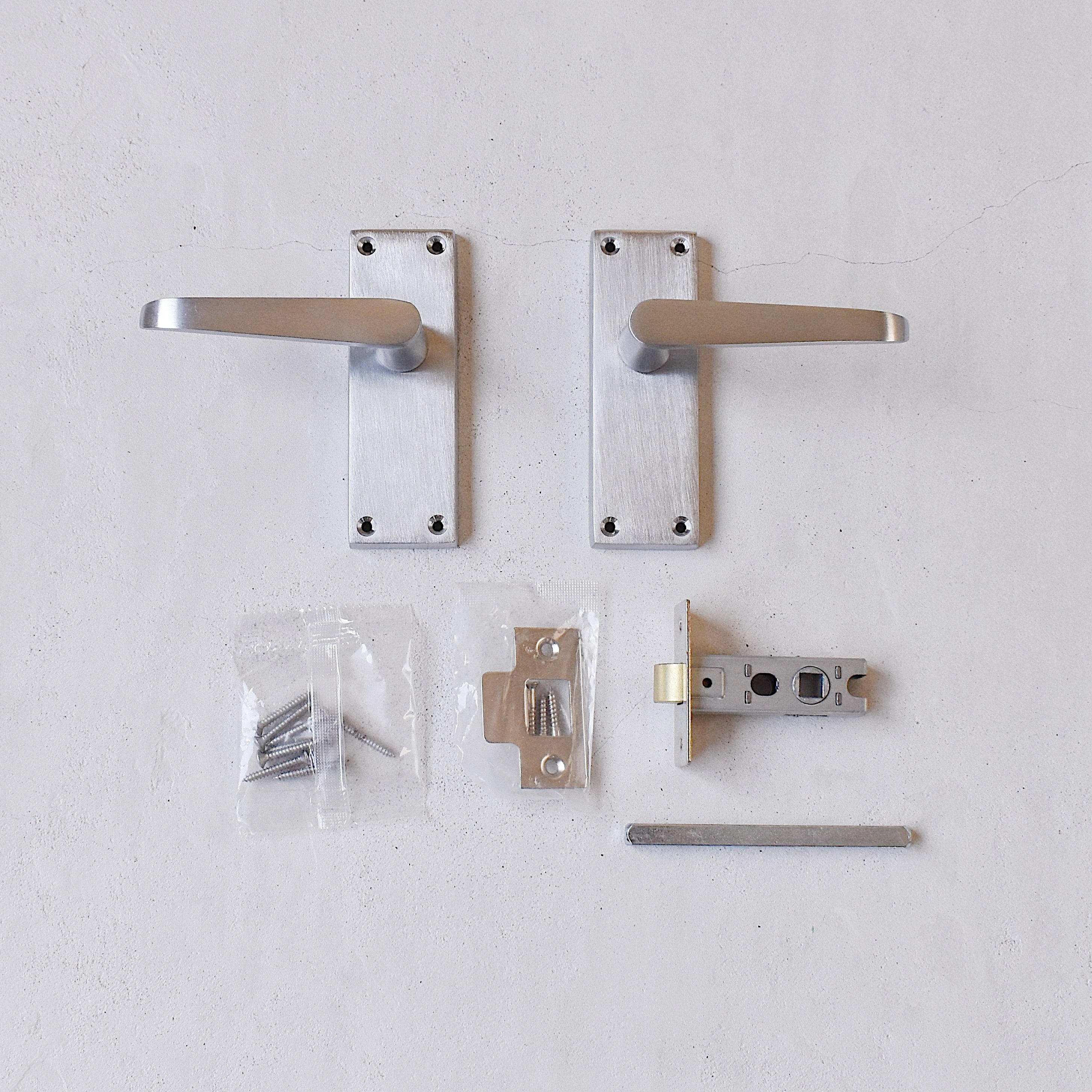 ヴィクトリアンレバーハンドル 艶消しシルバー