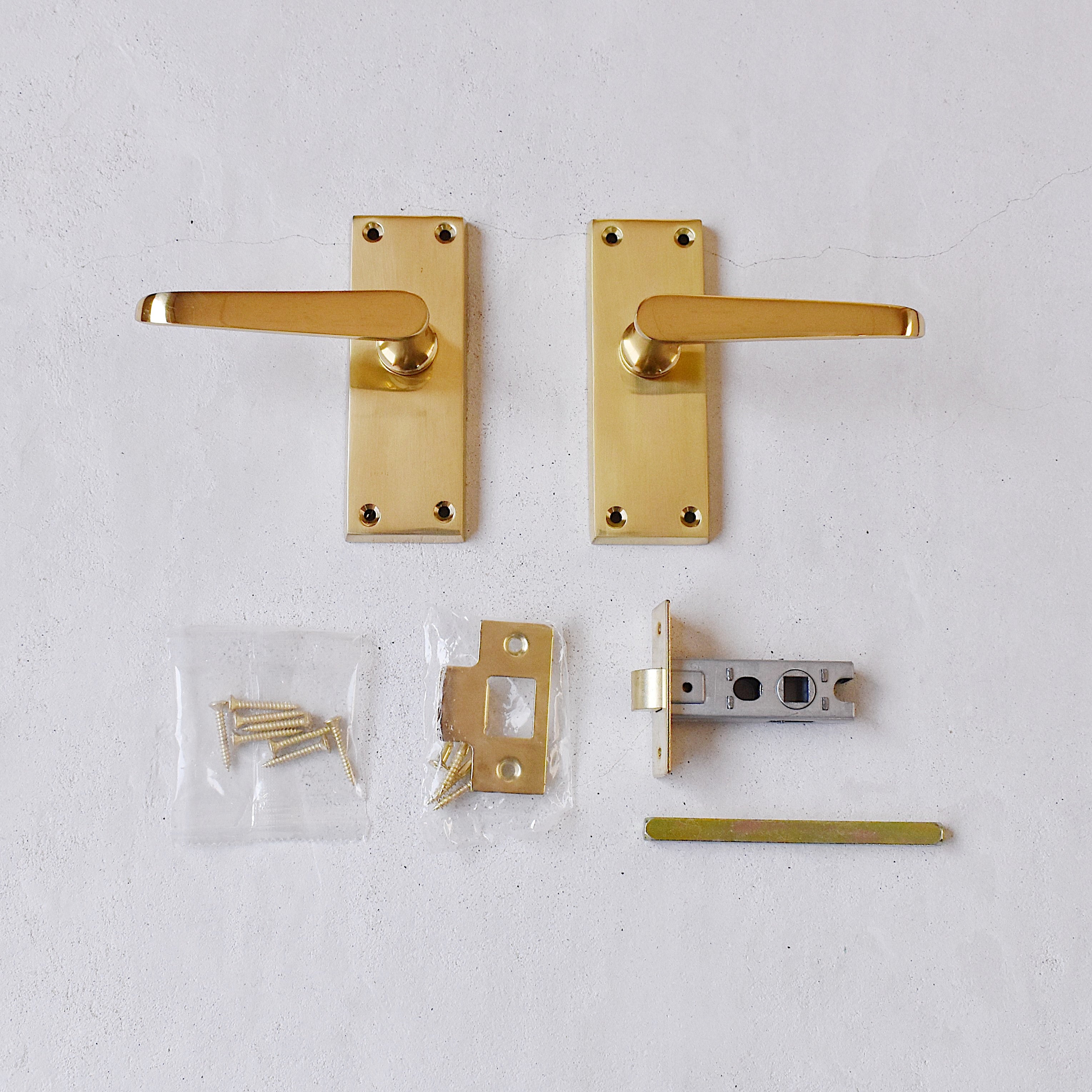 ヴィクトリアンレバーハンドル ゴールド