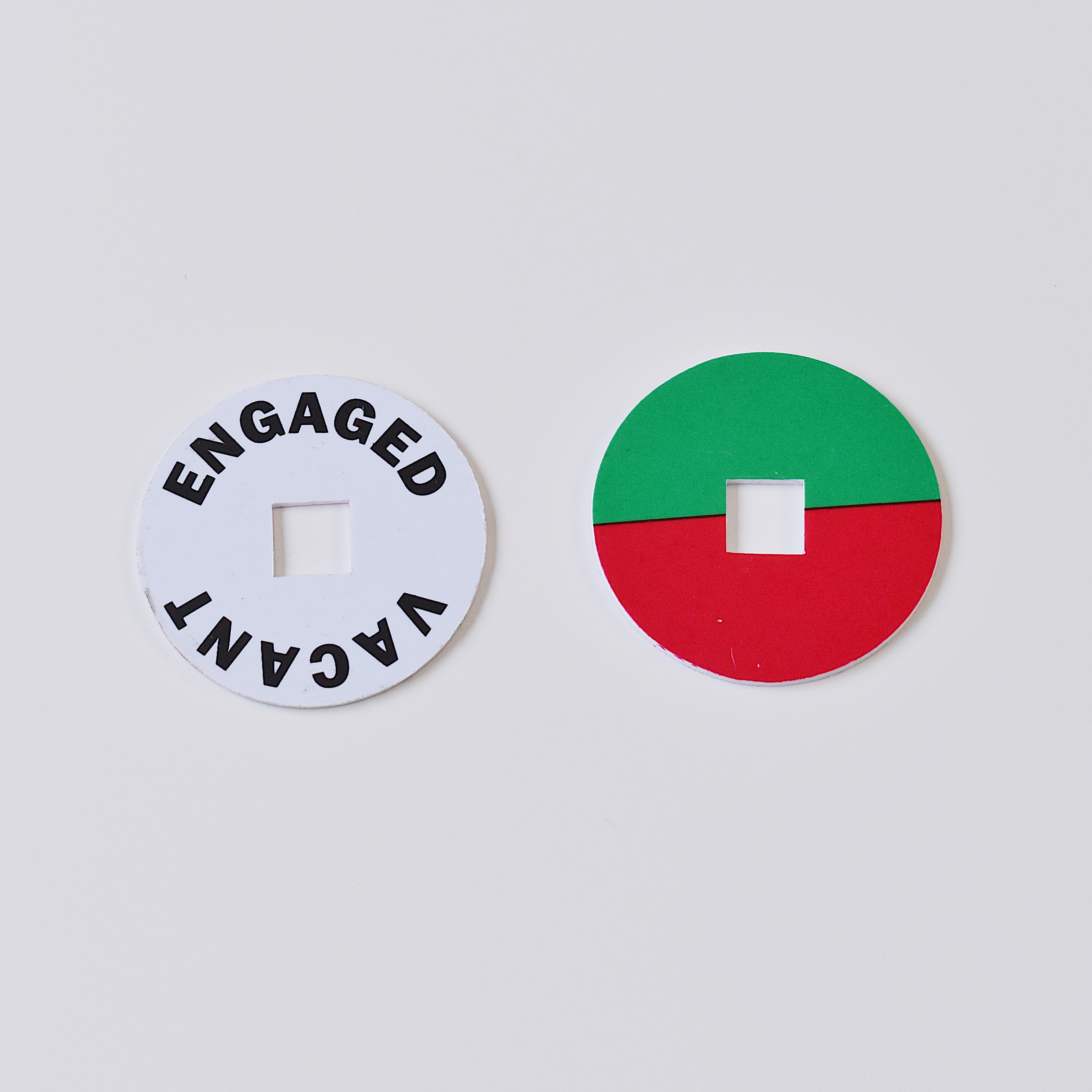 スクエア表示錠(真鍮メッキ仕上げ)