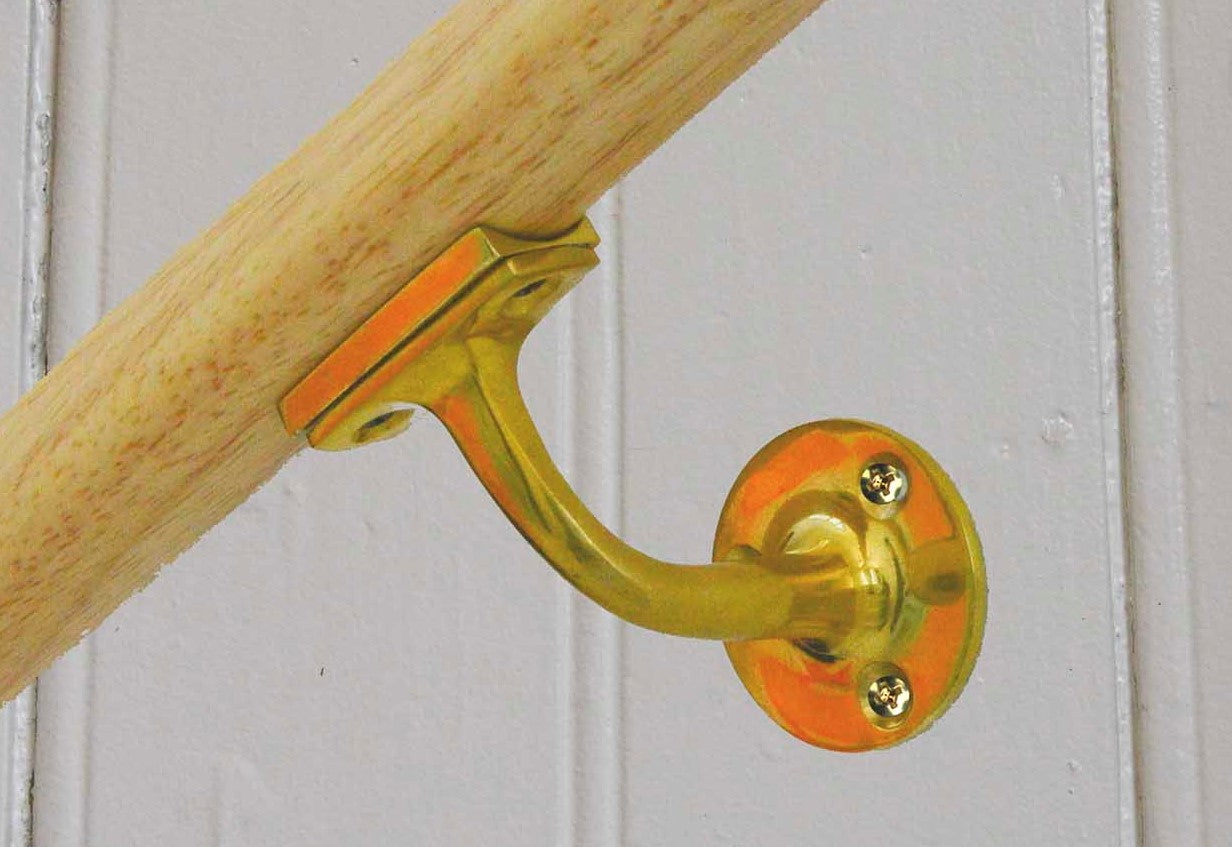 真鍮 階段手摺用ブラケット TYPE1