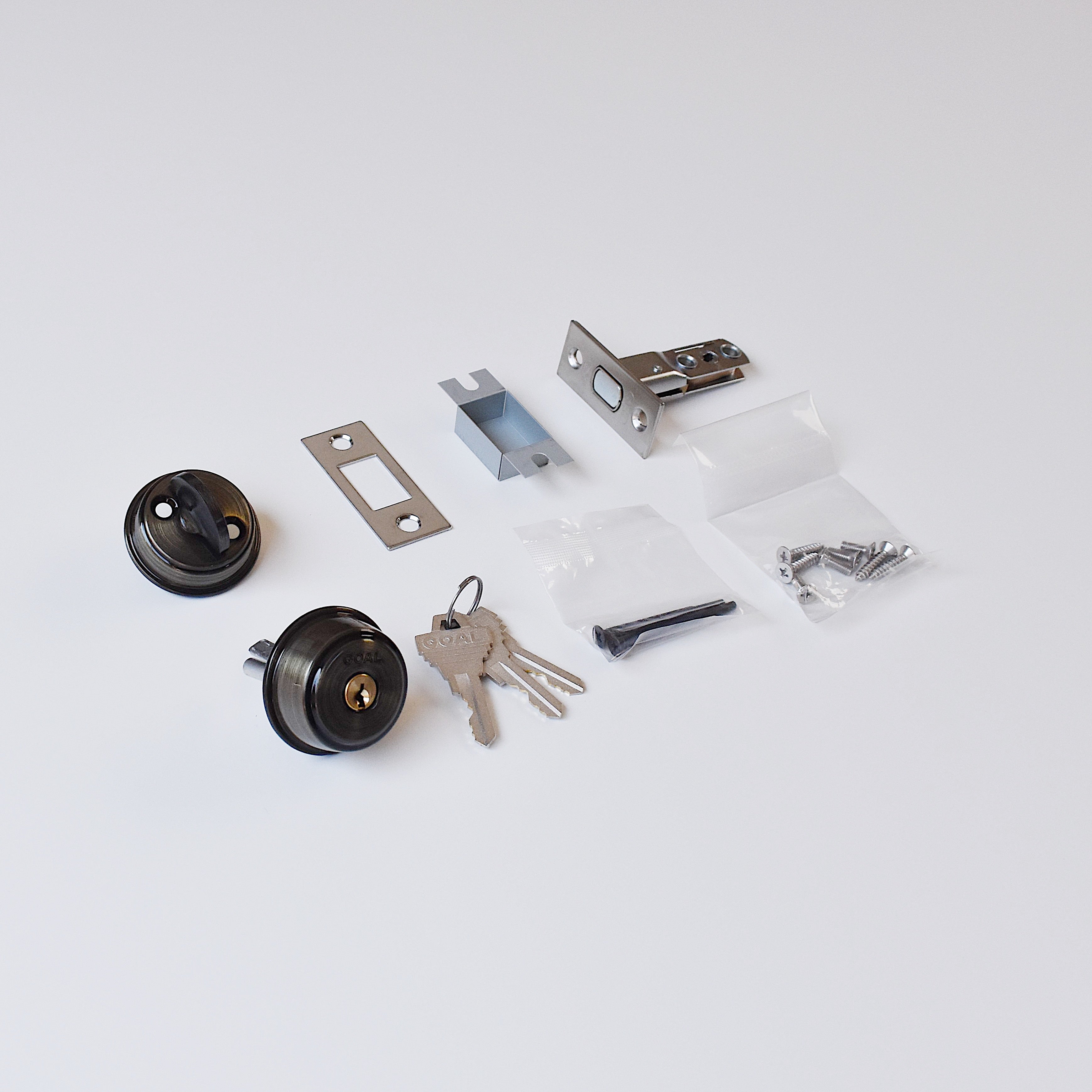 GOAL チューブラ本締錠 アンティークゴールド