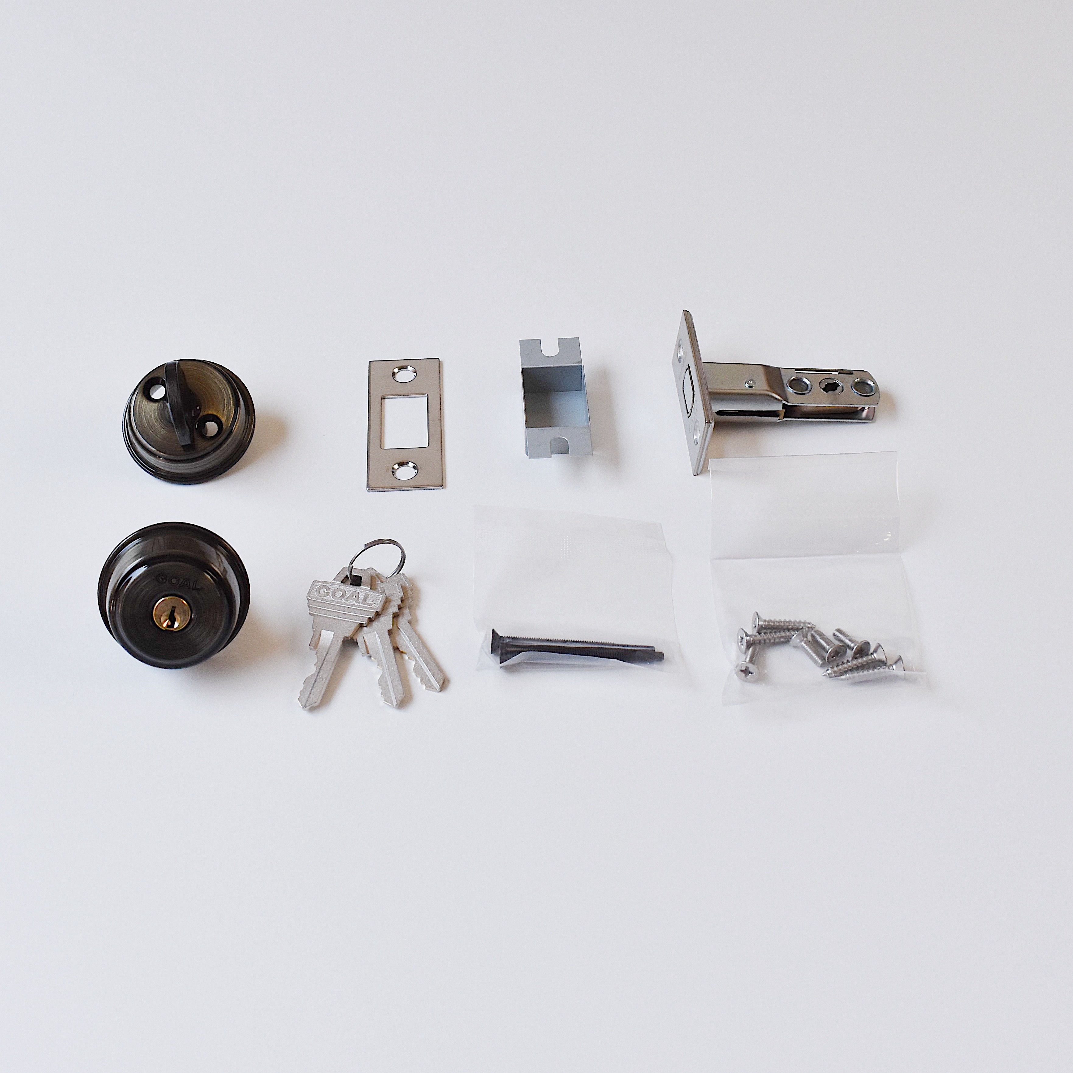 GOAL チューブラ本締錠 アンティークゴールド