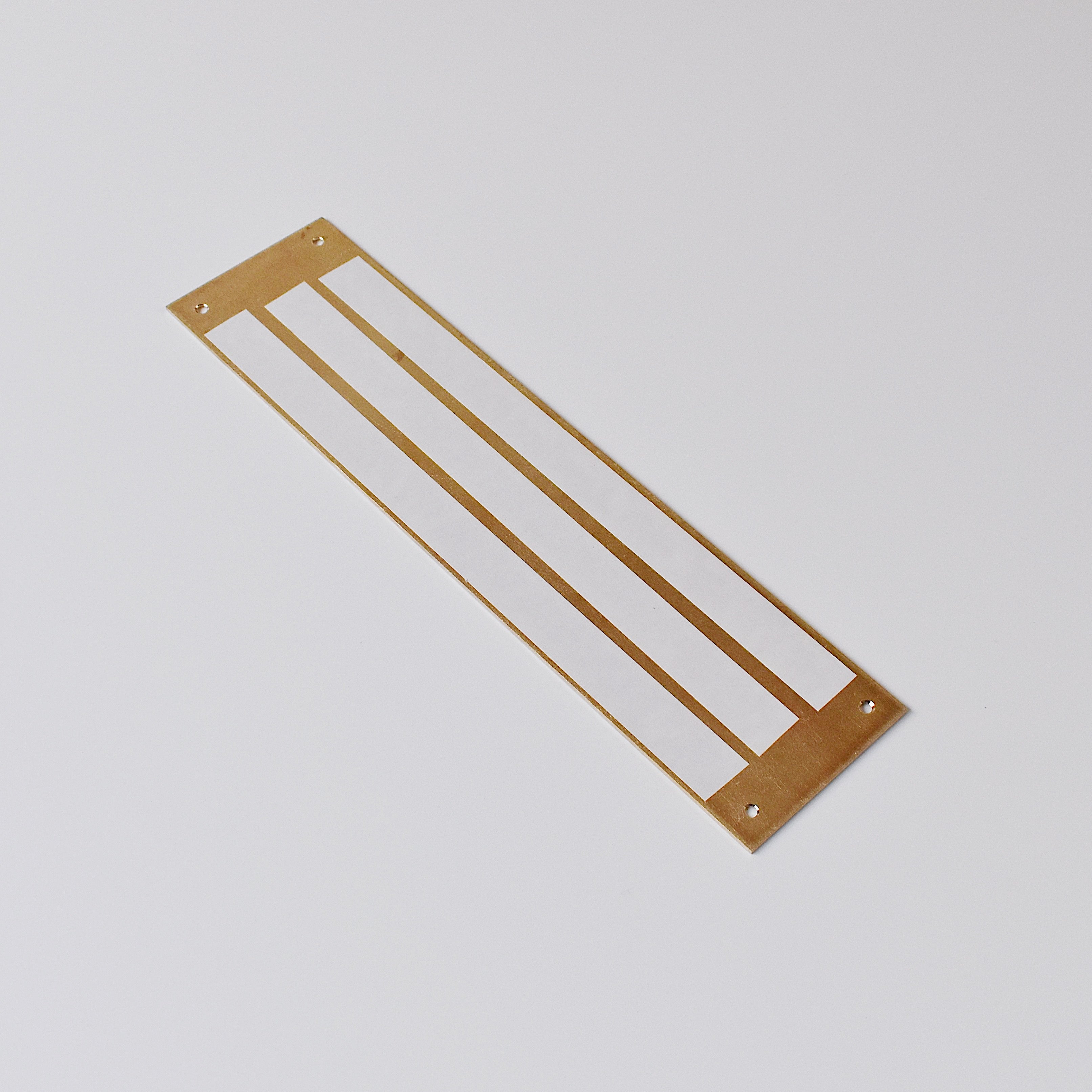 真鍮プッシュプレート(白文字・黒文字)