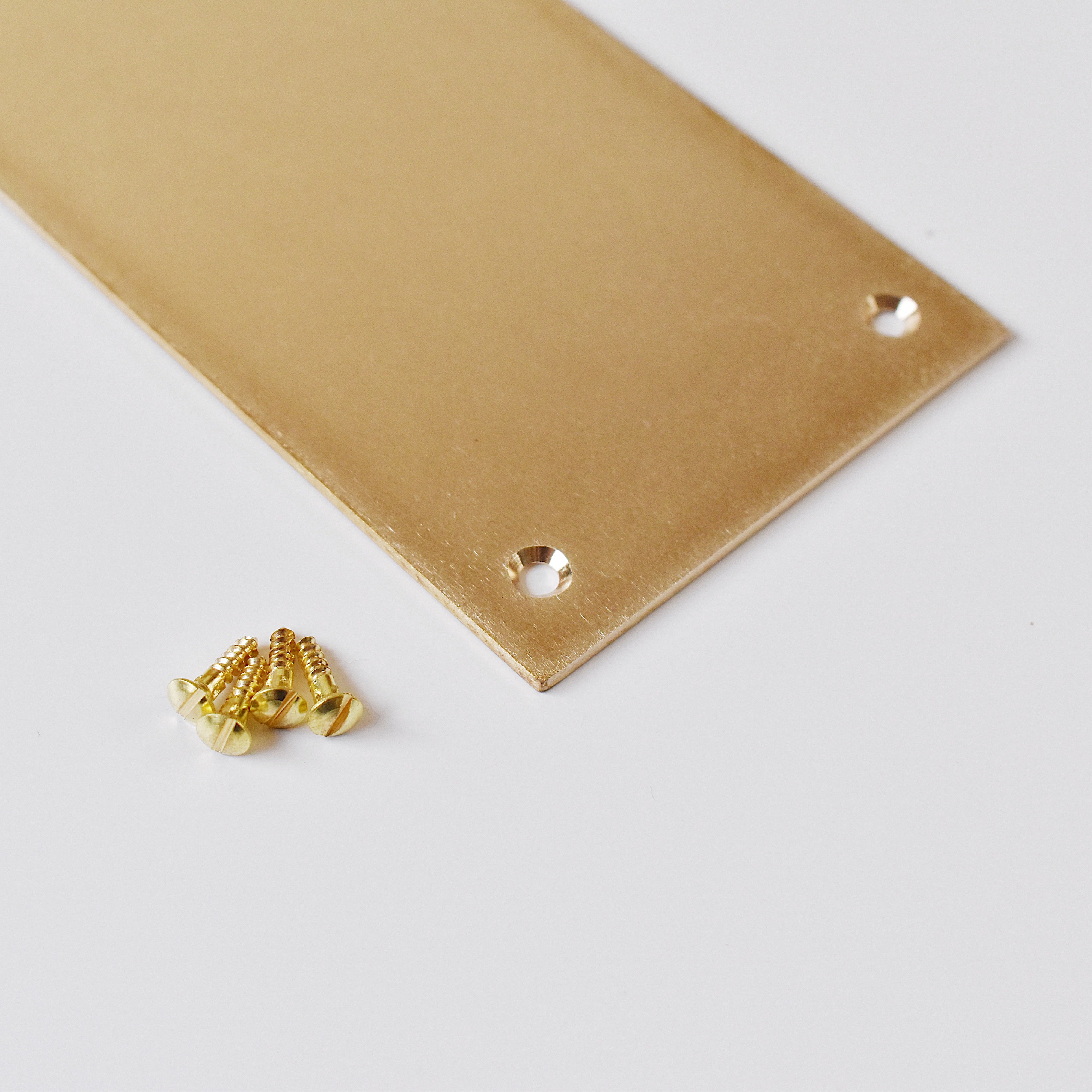 真鍮プッシュプレート(白文字・黒文字)