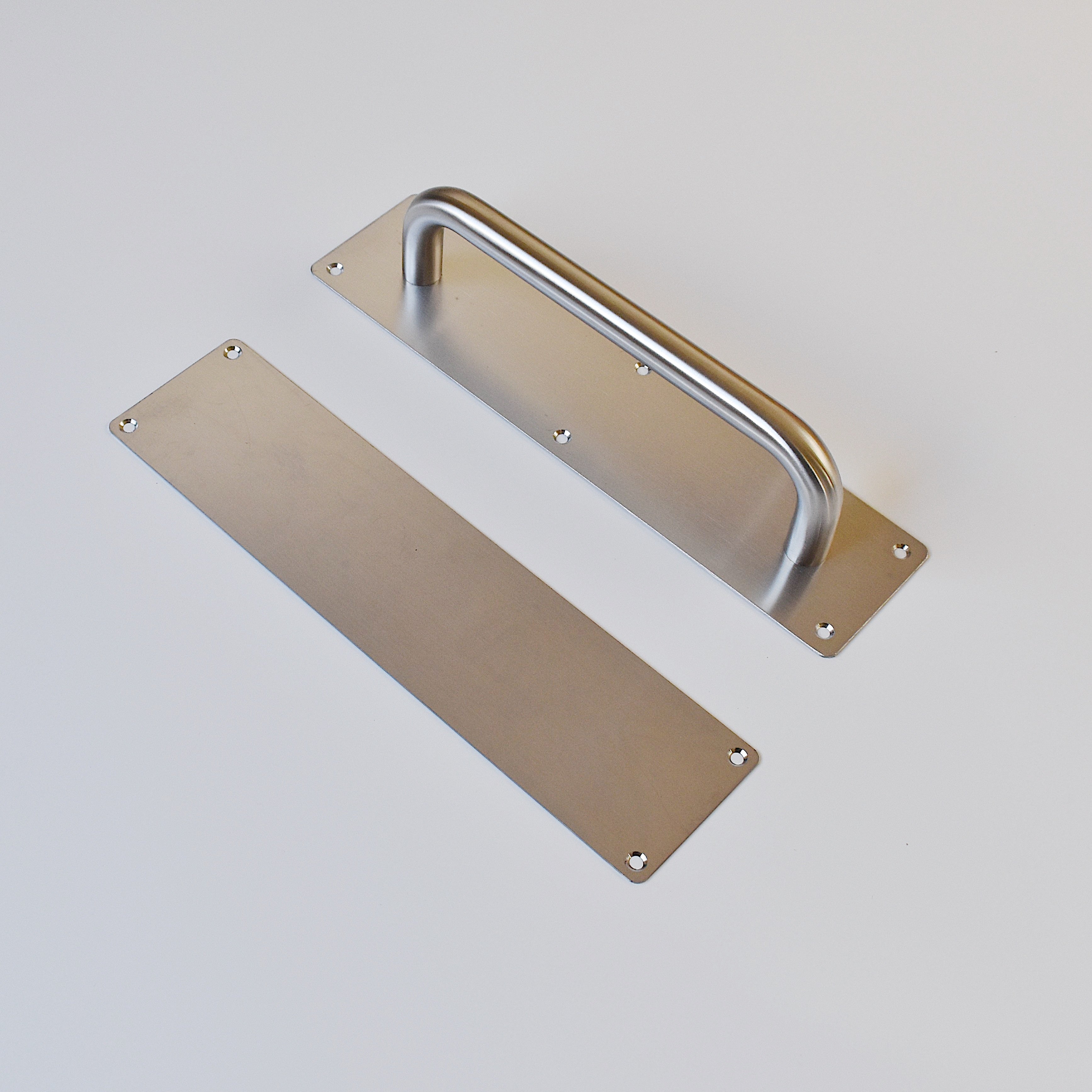 ステンレスドアハンドル&プッシュプレート