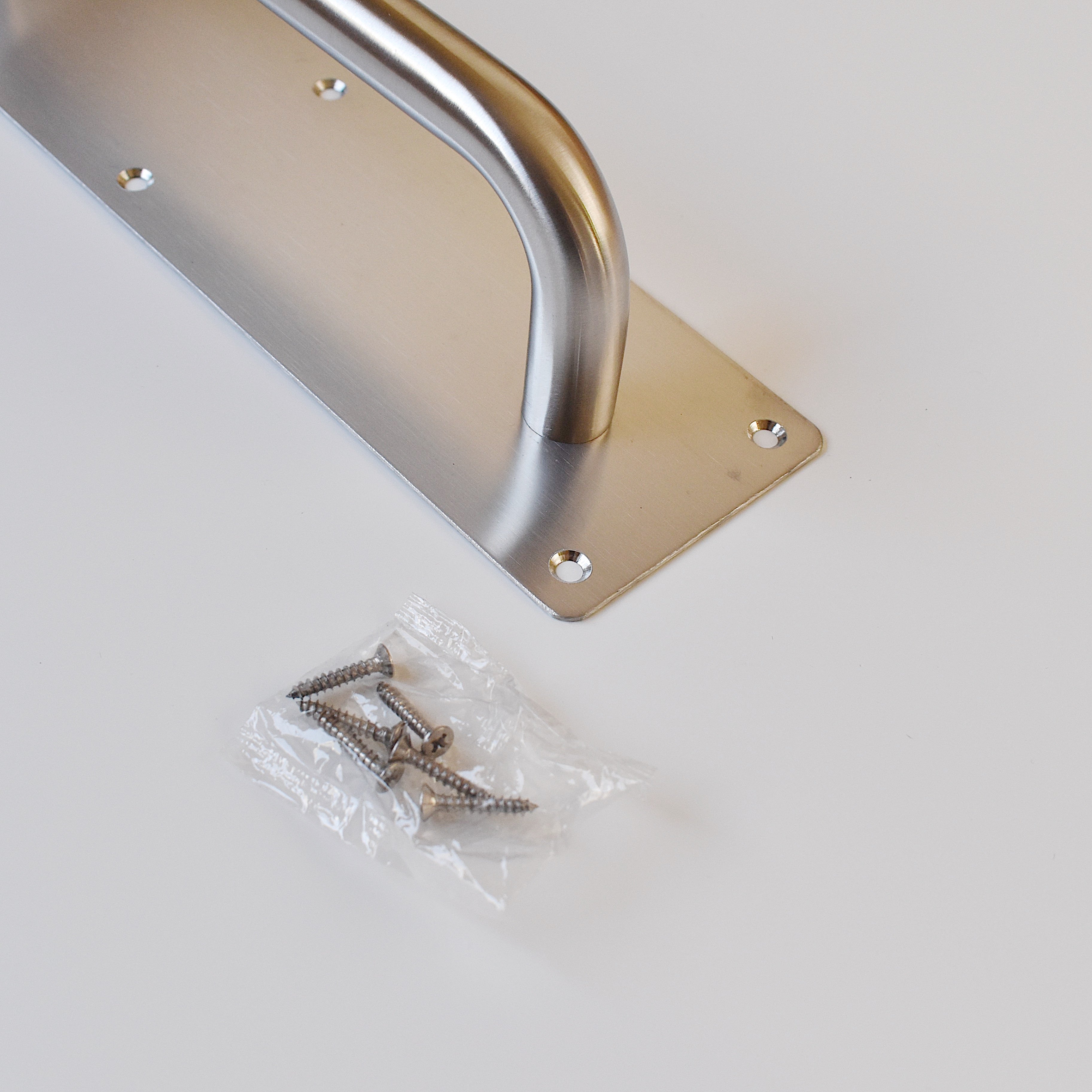 ステンレスドアハンドル&プッシュプレート