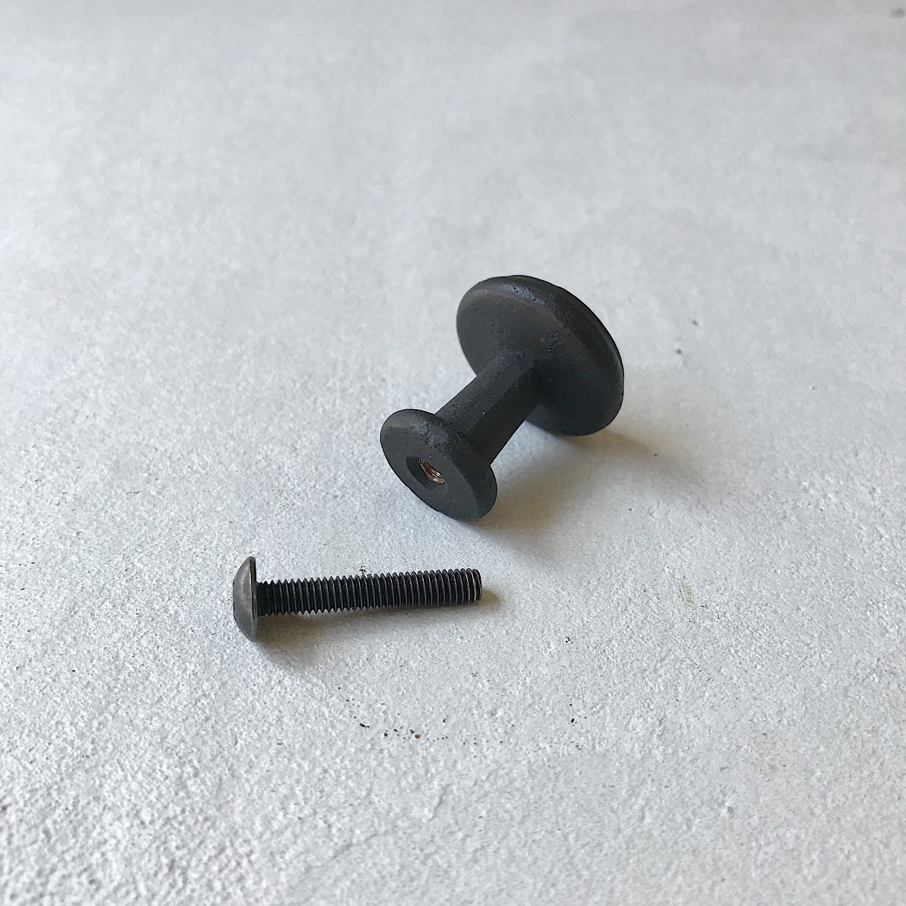 真鍮ノブ ブラック