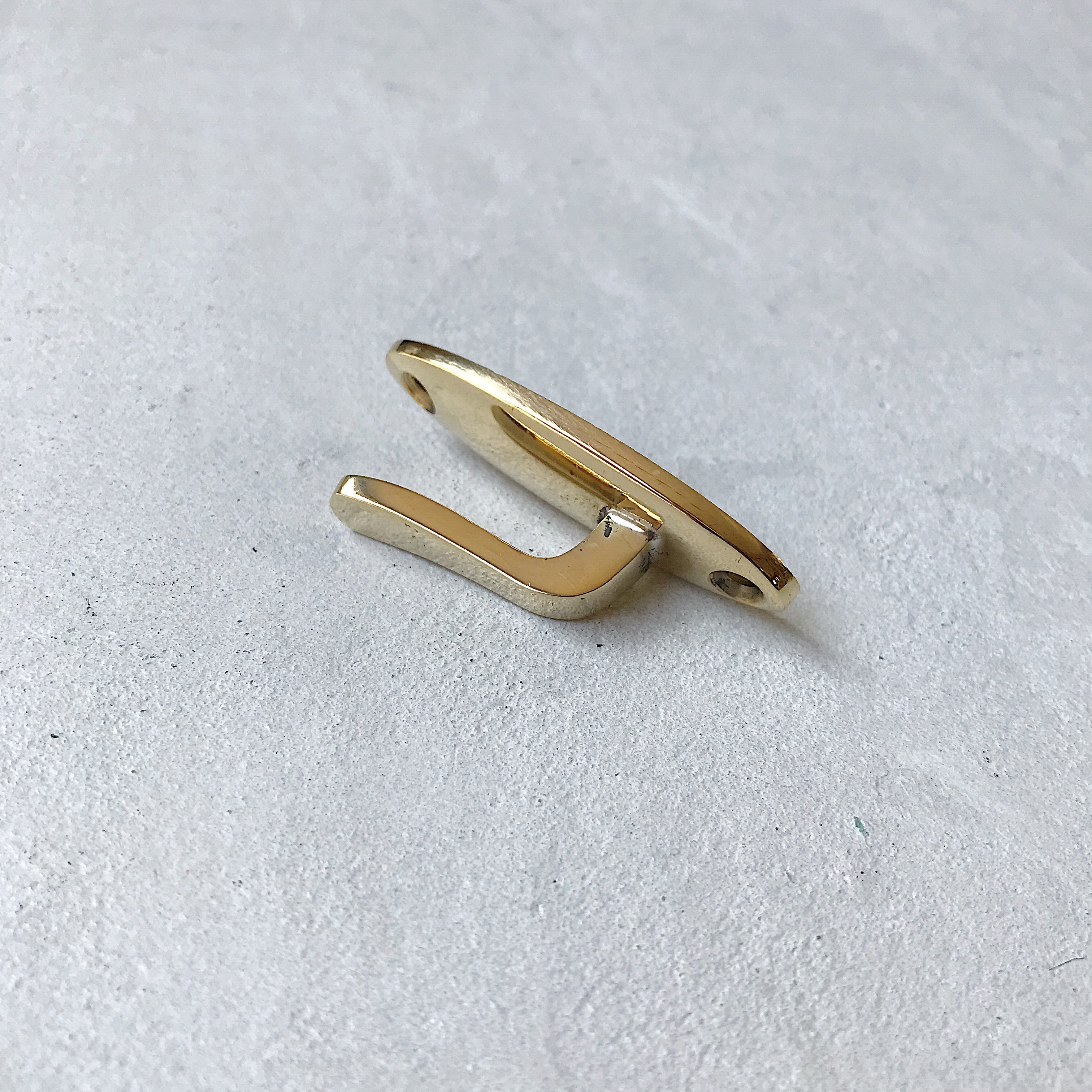 真鍮カーテンフック ゴールド