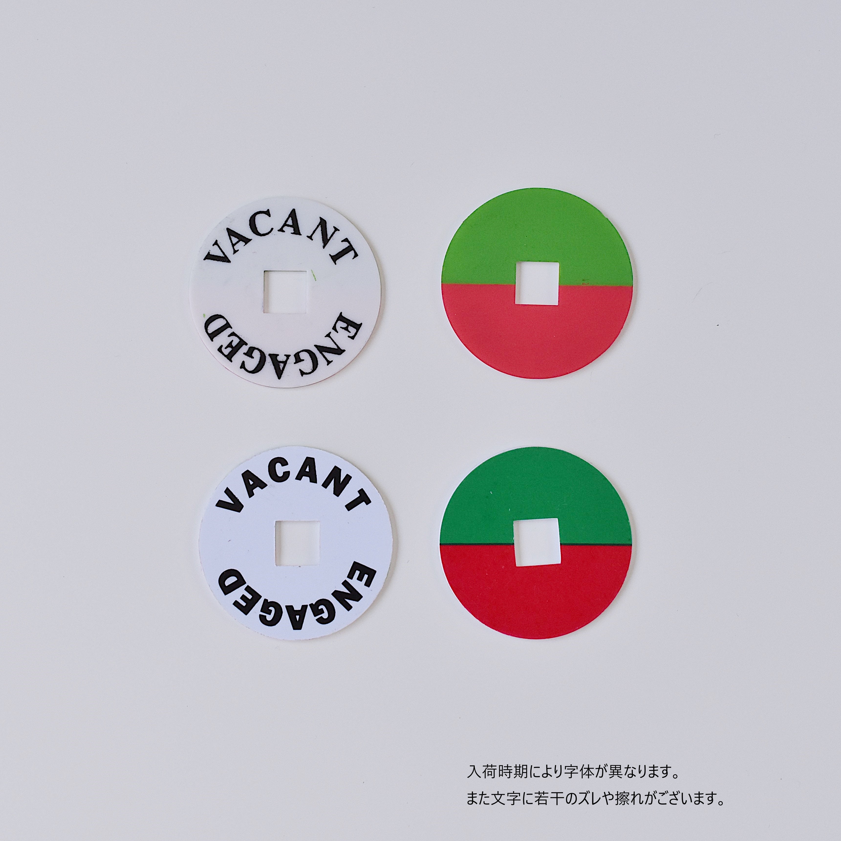 スクエア表示錠(シルバー 艶消し仕上げは次回12月入荷予定)