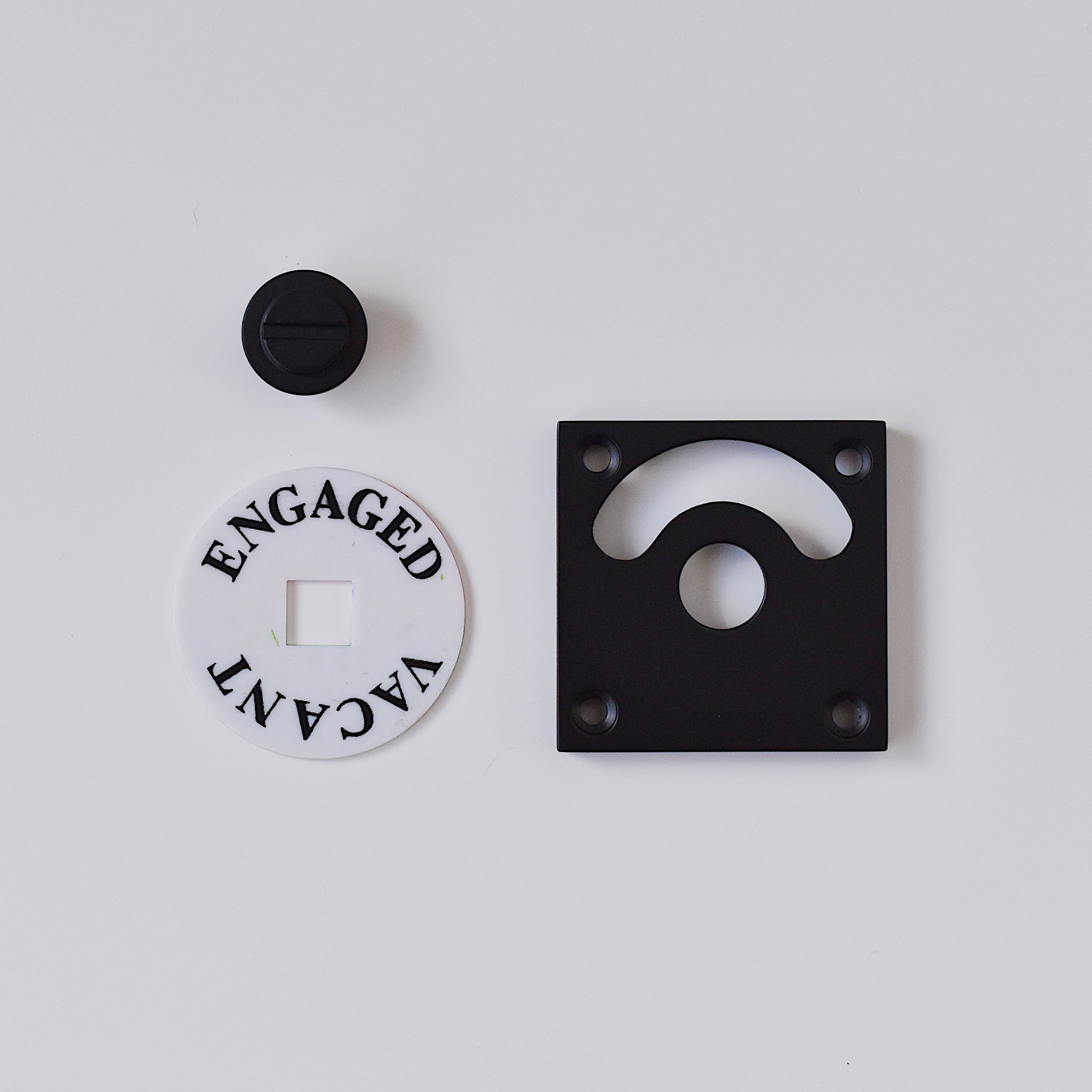 スクエア表示錠(シルバー 艶消し仕上げは次回12月入荷予定)