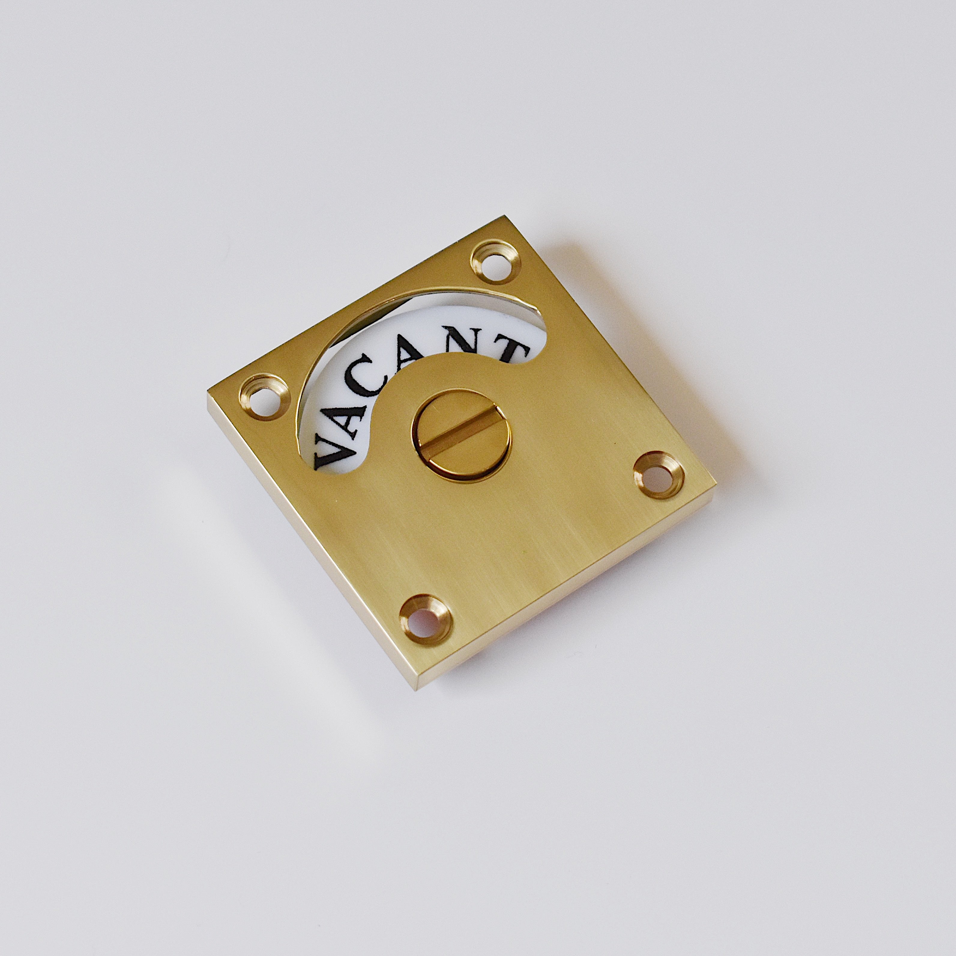 スクエア表示錠(シルバー 艶消し仕上げは次回12月入荷予定)