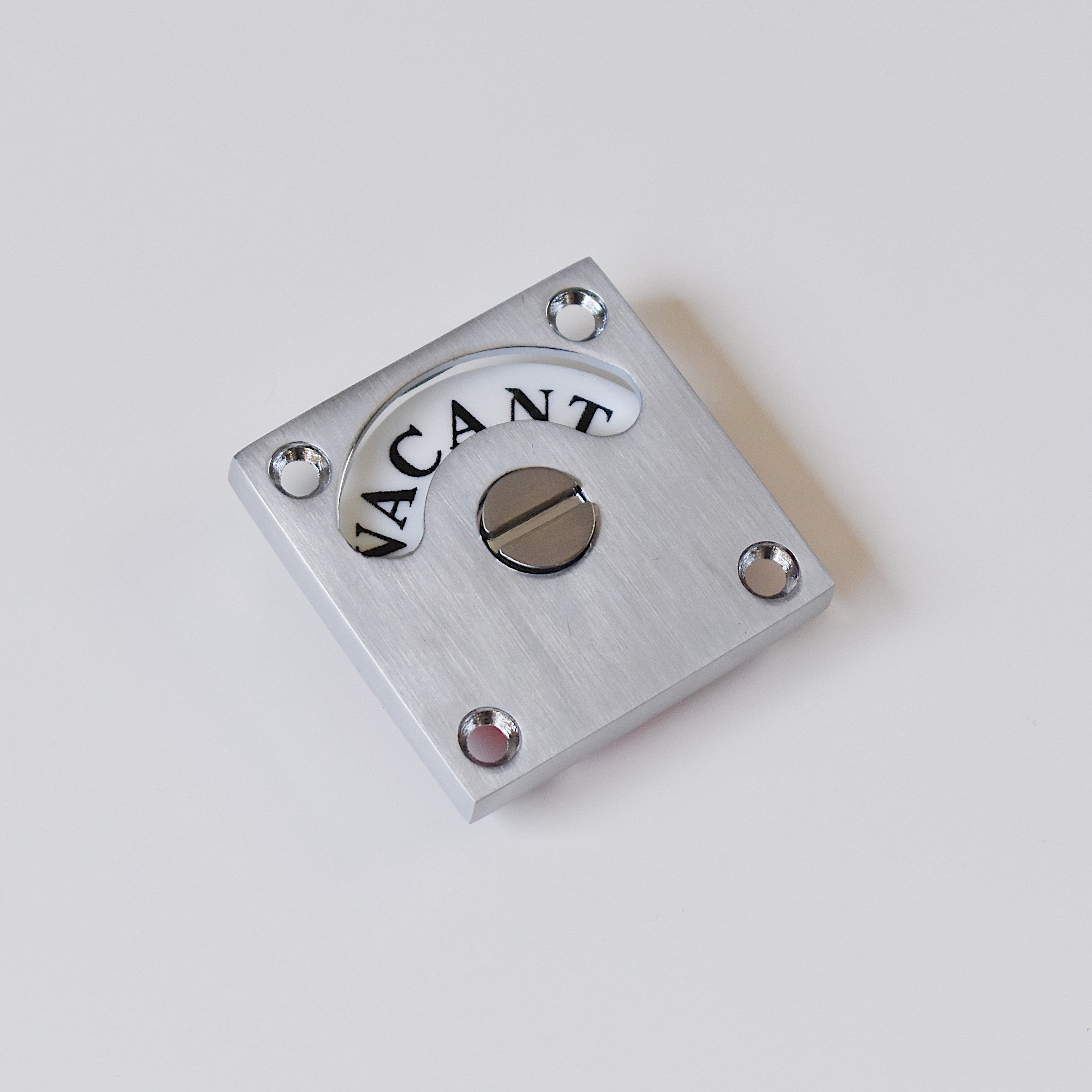 スクエア表示錠(シルバー 艶消し仕上げは次回12月入荷予定)