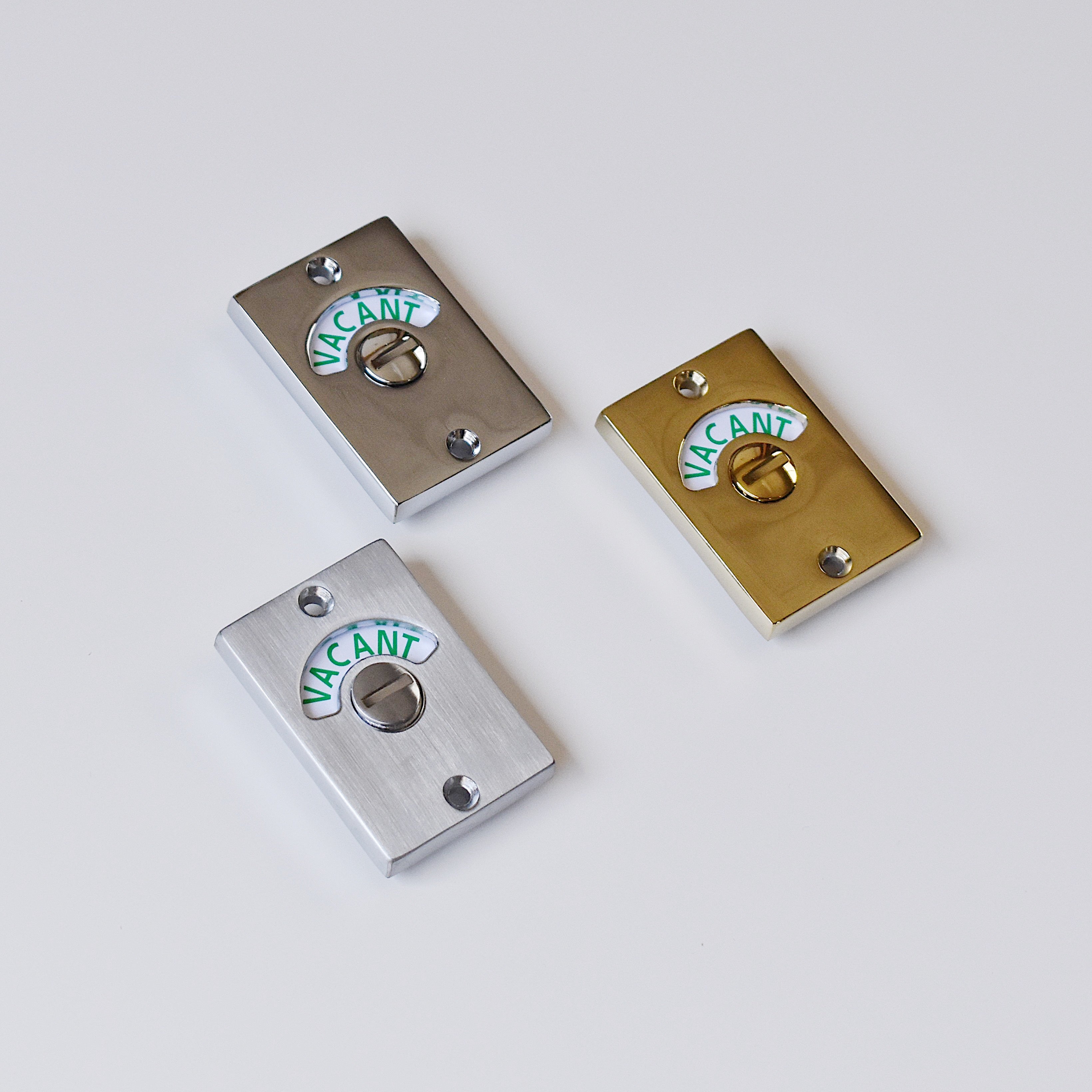 レクタングル表示錠(シルバー 鏡面仕上げは次回11月中旬入荷予定)