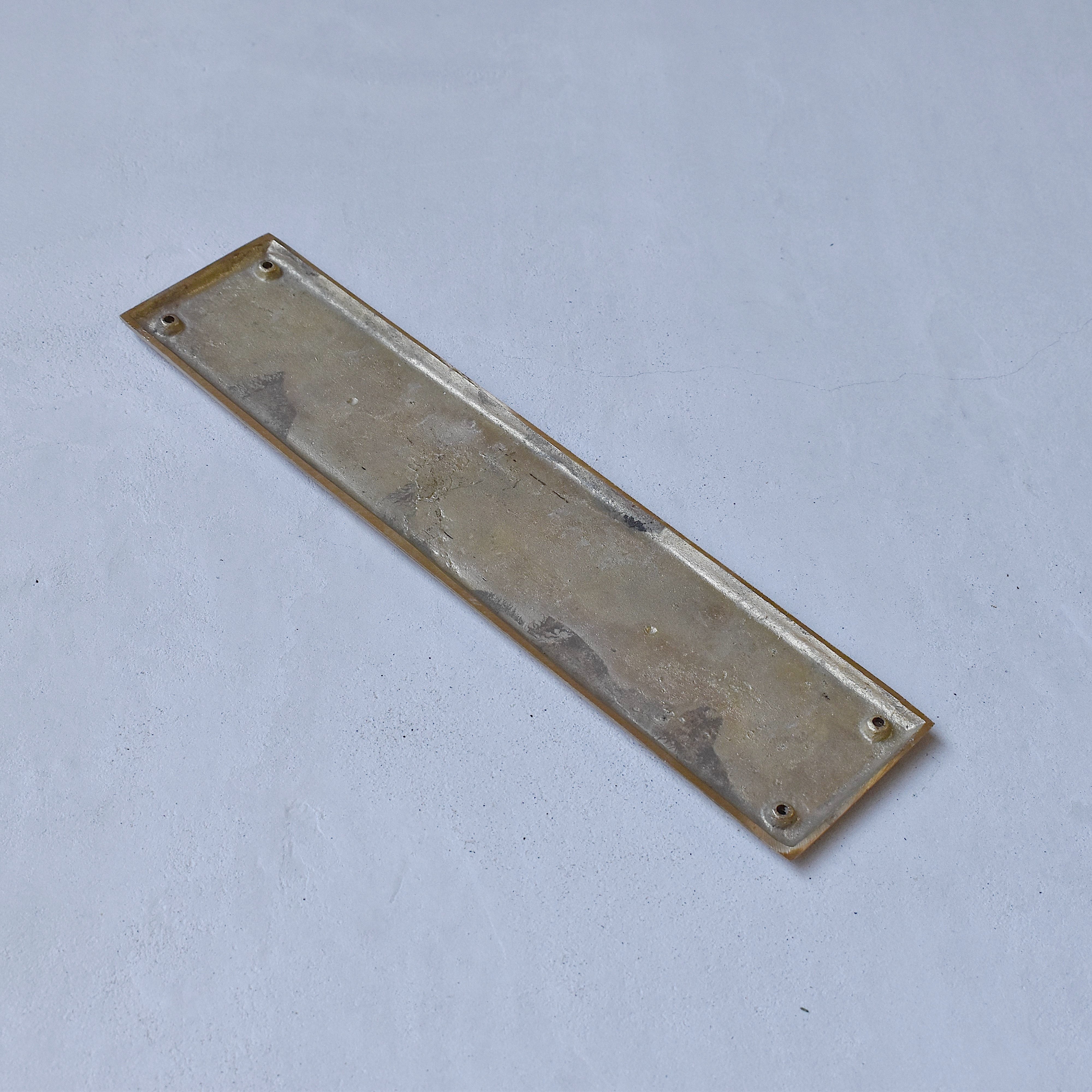 プッシュプレート ゴールド