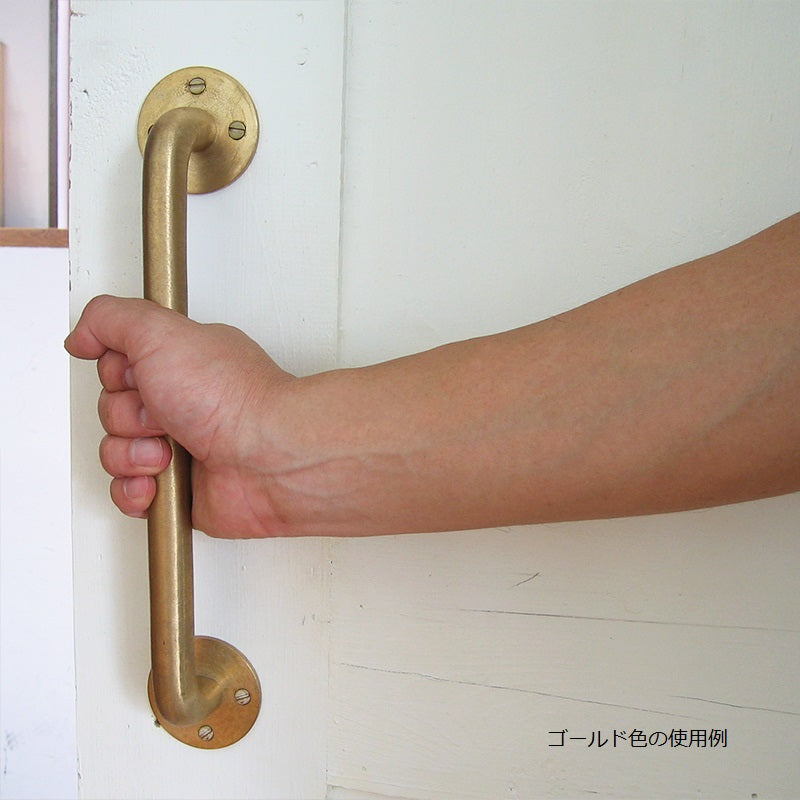 ラウンドバー・ドアハンドル ブラック