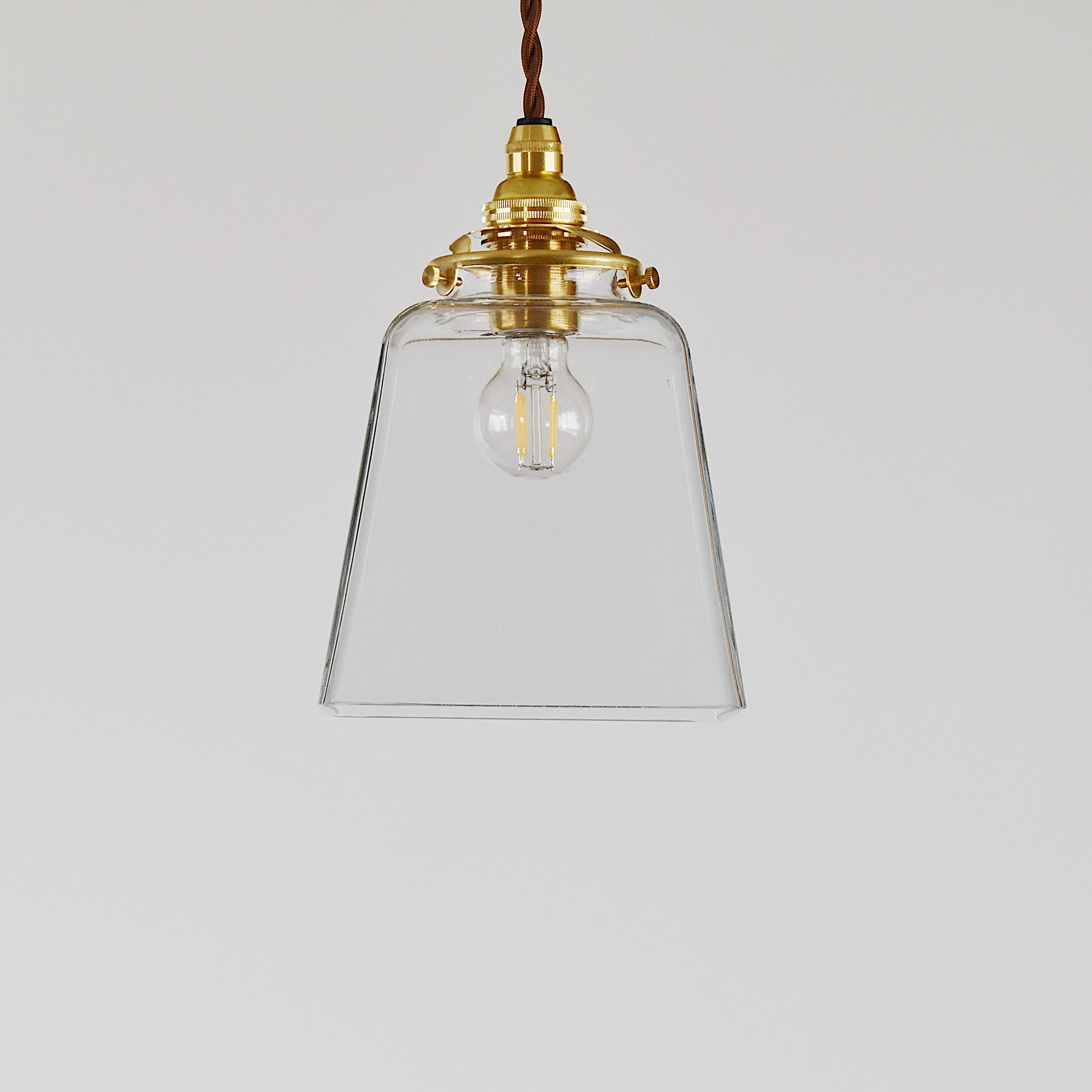 ガラスシェード プリズム クリア