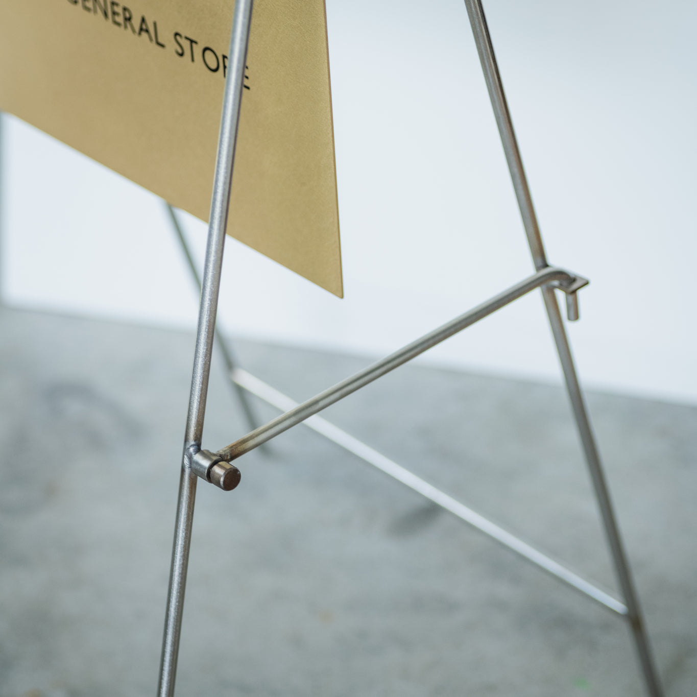 FOLDING SIGN BOARD / BRASS