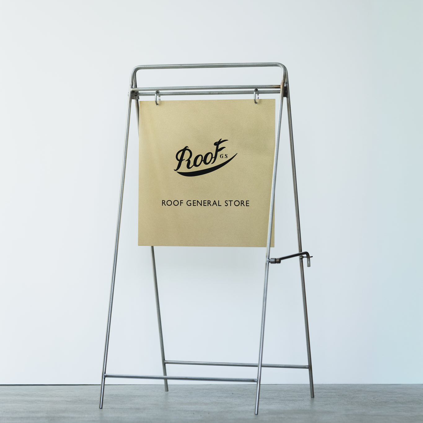 FOLDING SIGN BOARD / BRASS