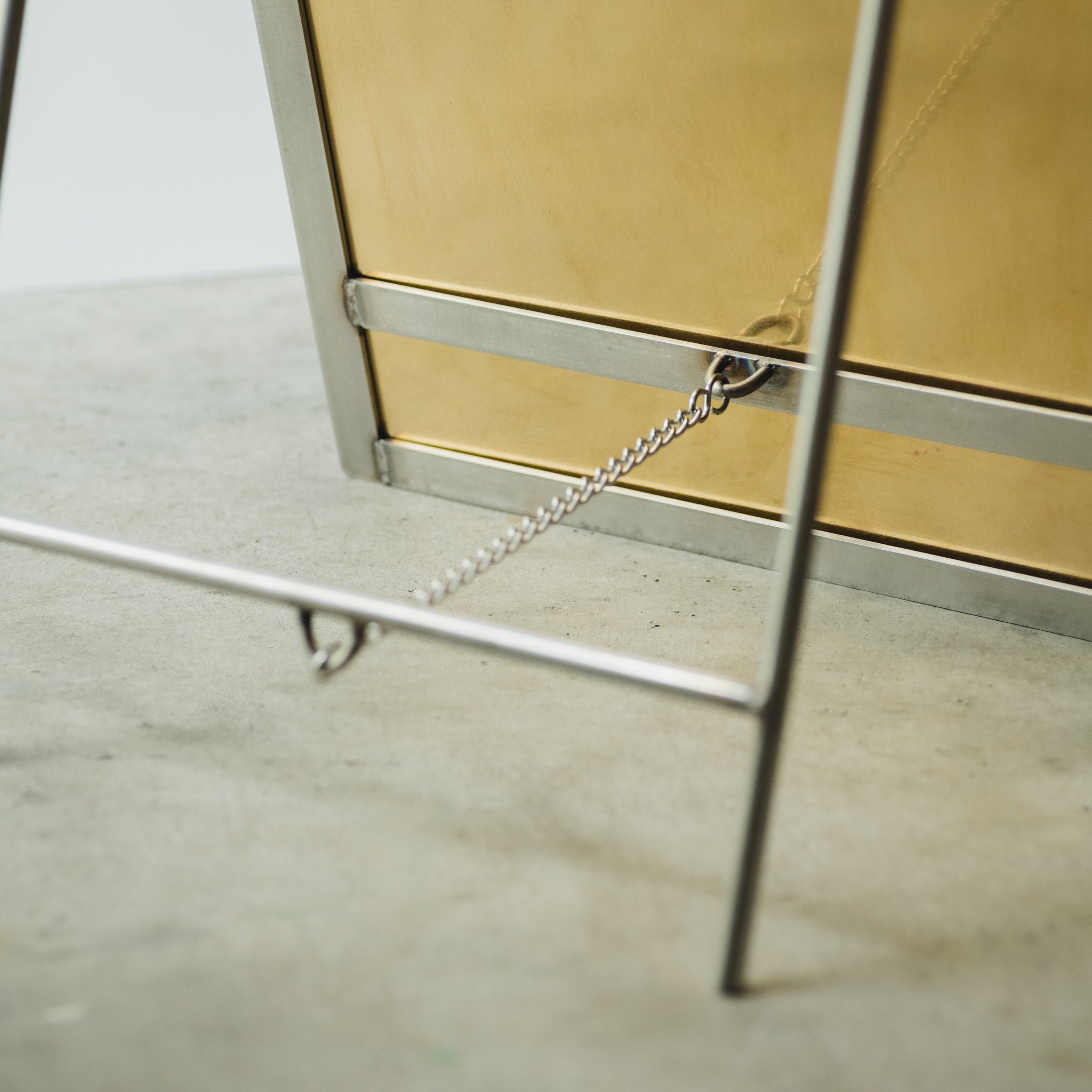 FOLDING SIGN BOARD TYPE2 / BRASS