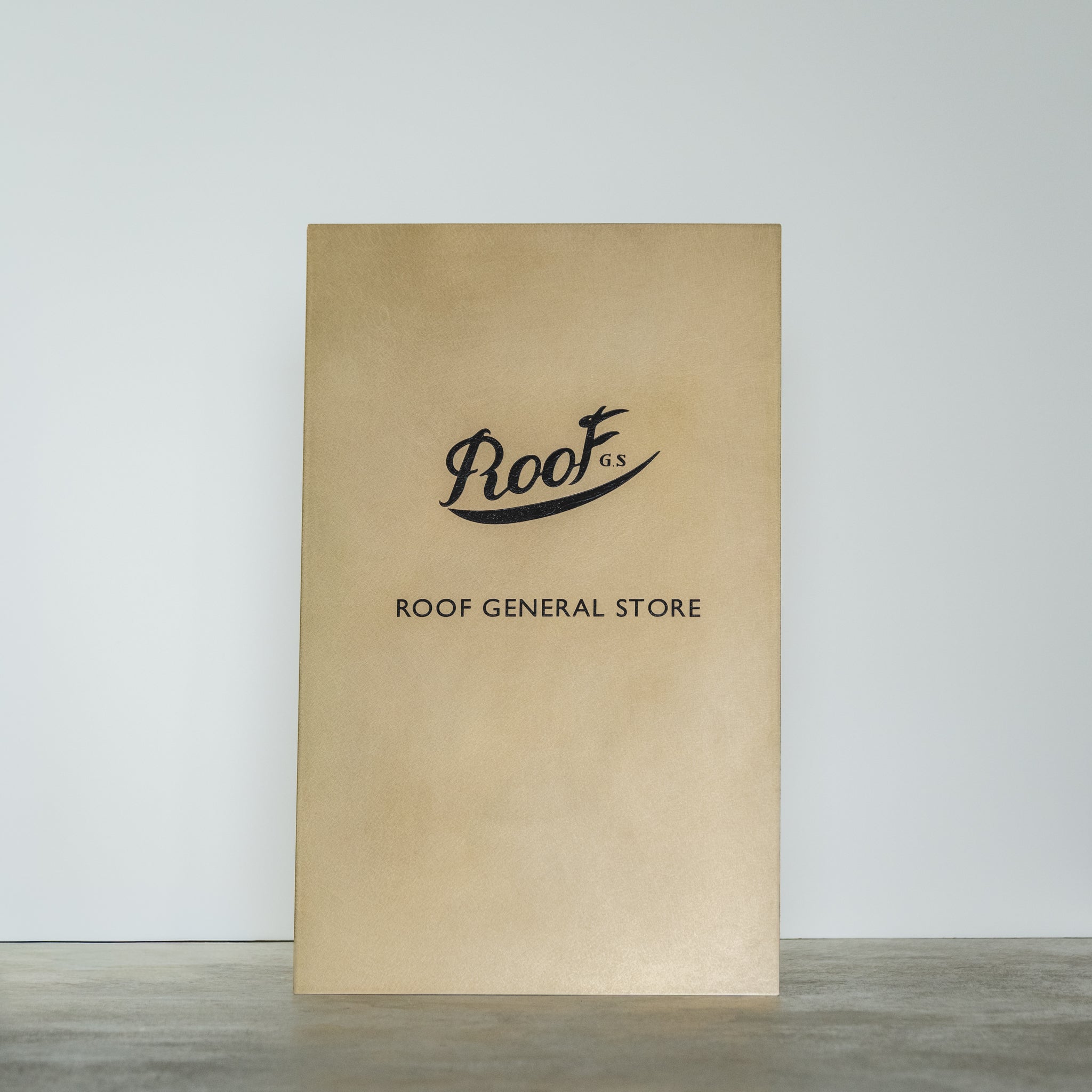 FOLDING SIGN BOARD TYPE2 / BRASS
