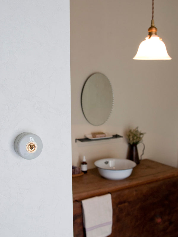 陶器スイッチ ホワイト