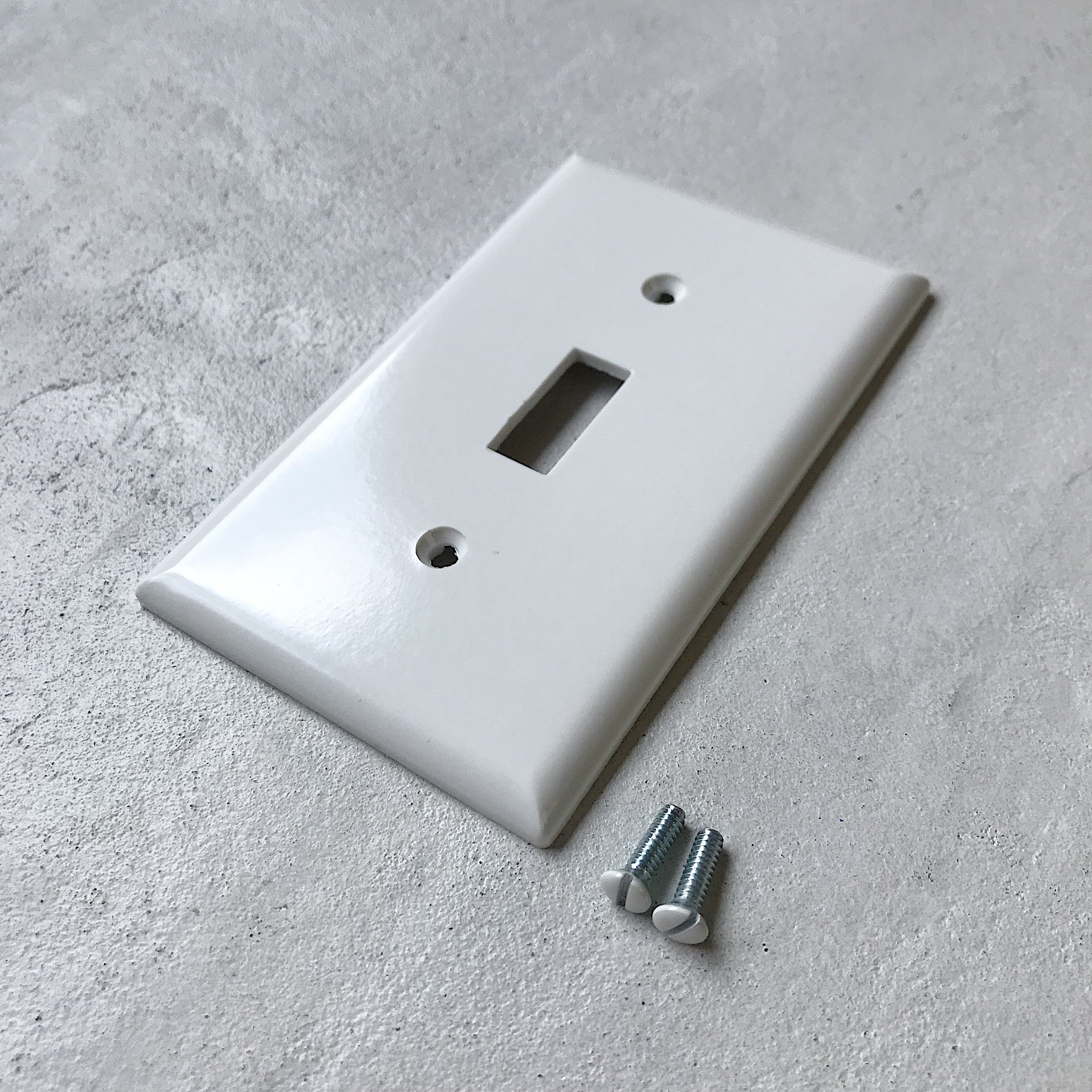 アメリカン1口スイッチプレート(プラスチック)