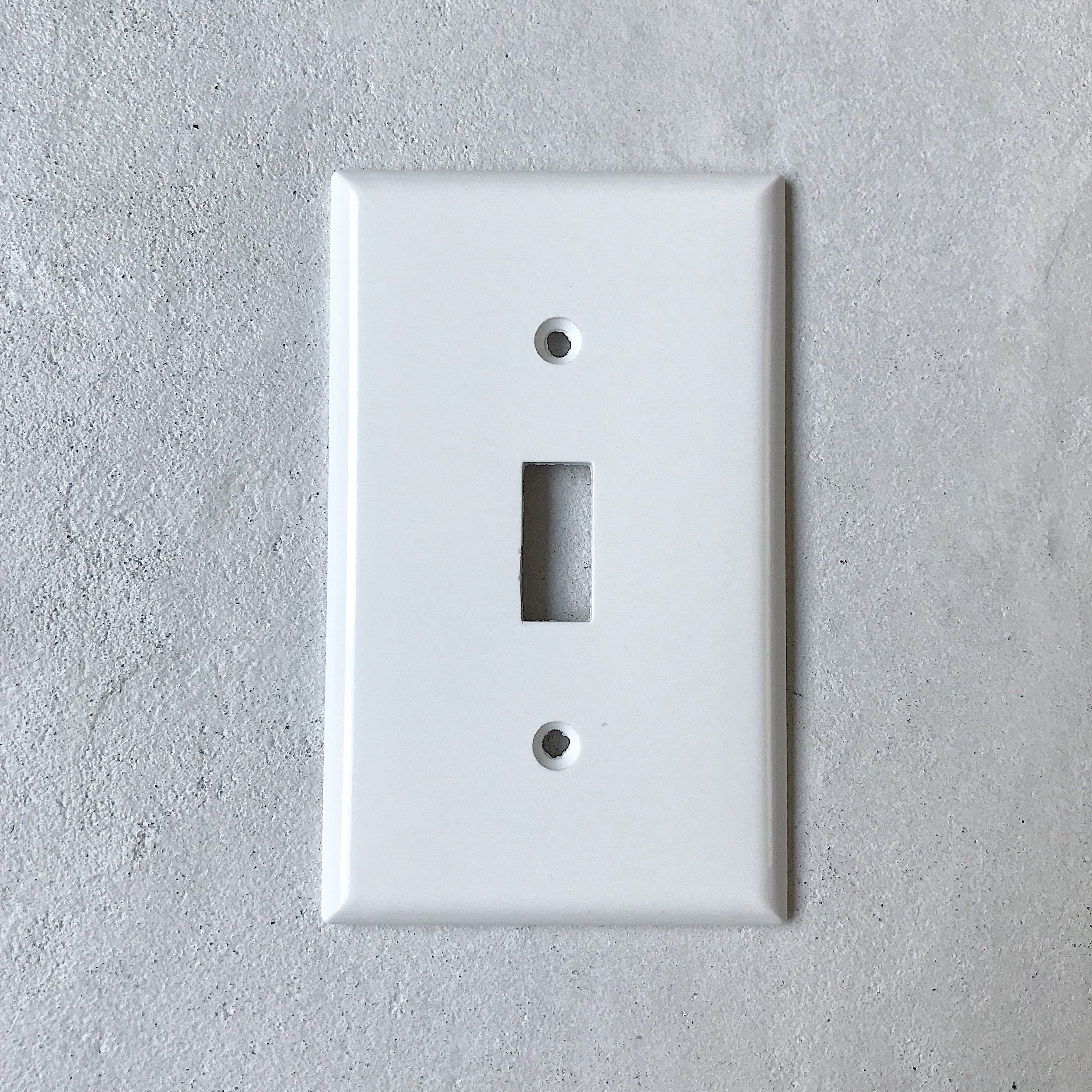 アメリカン1口スイッチプレート(プラスチック)