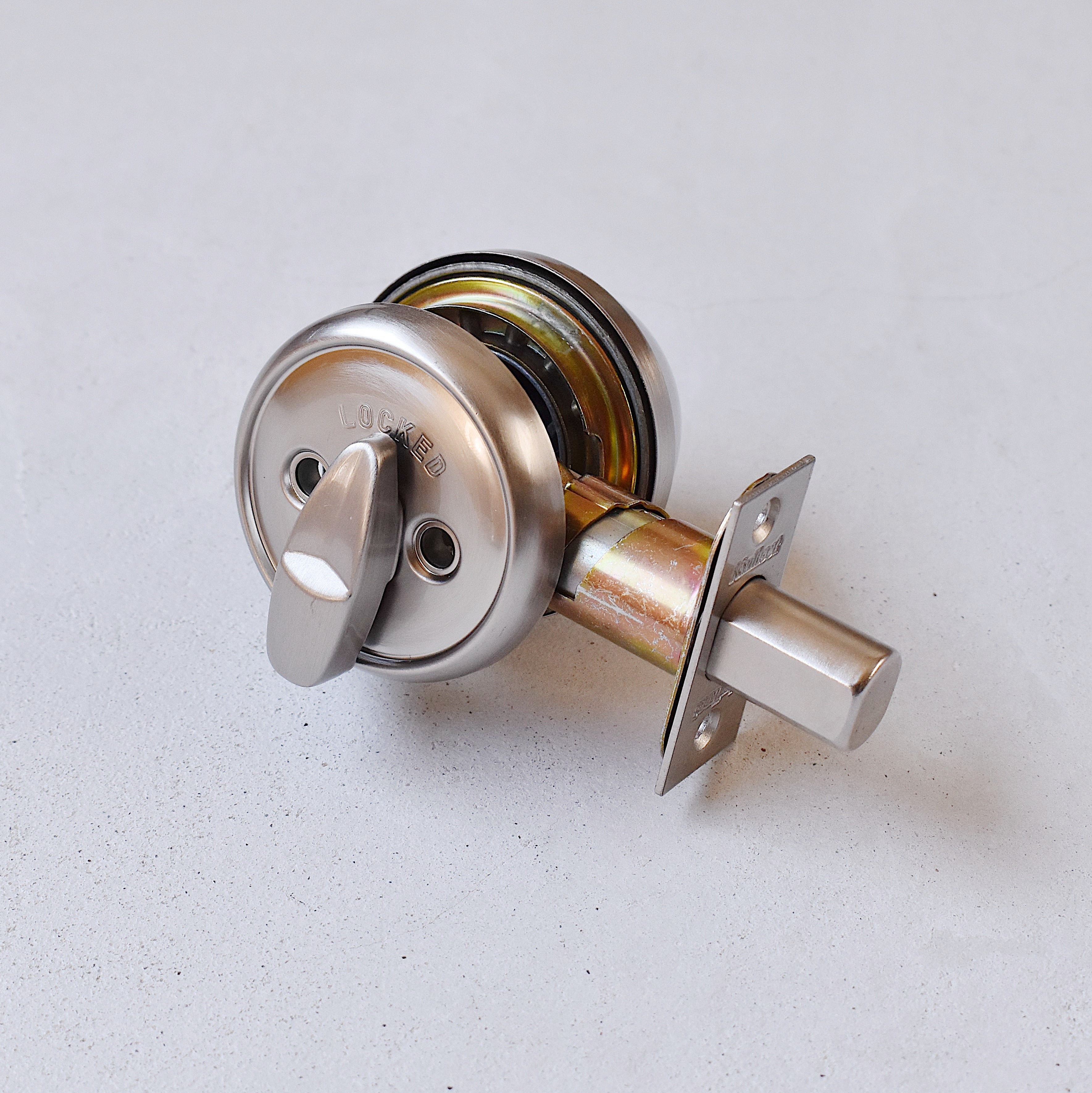 クイックセット 本締錠 シルバー