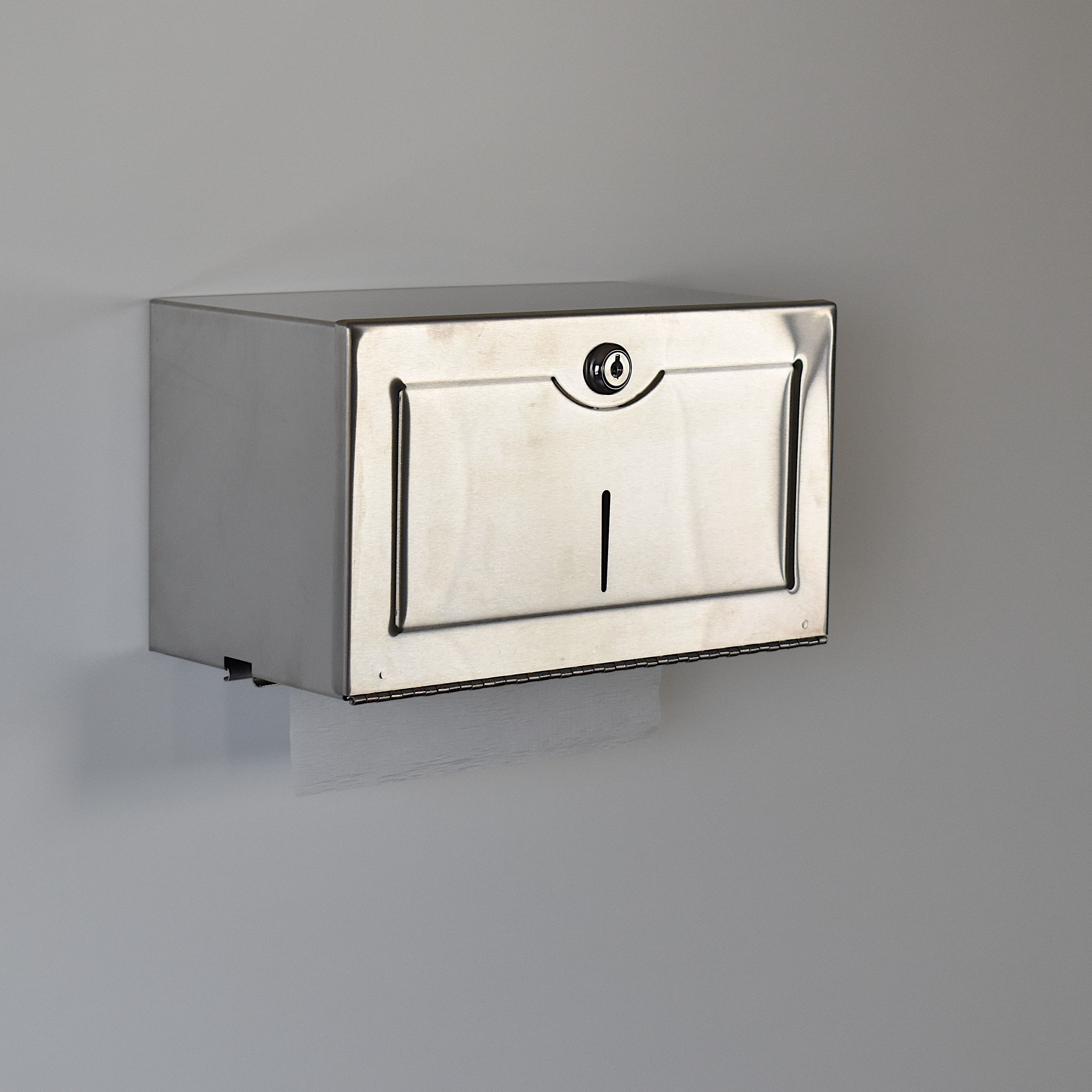 STAINLESS PAPER TOWEL DISPENSER