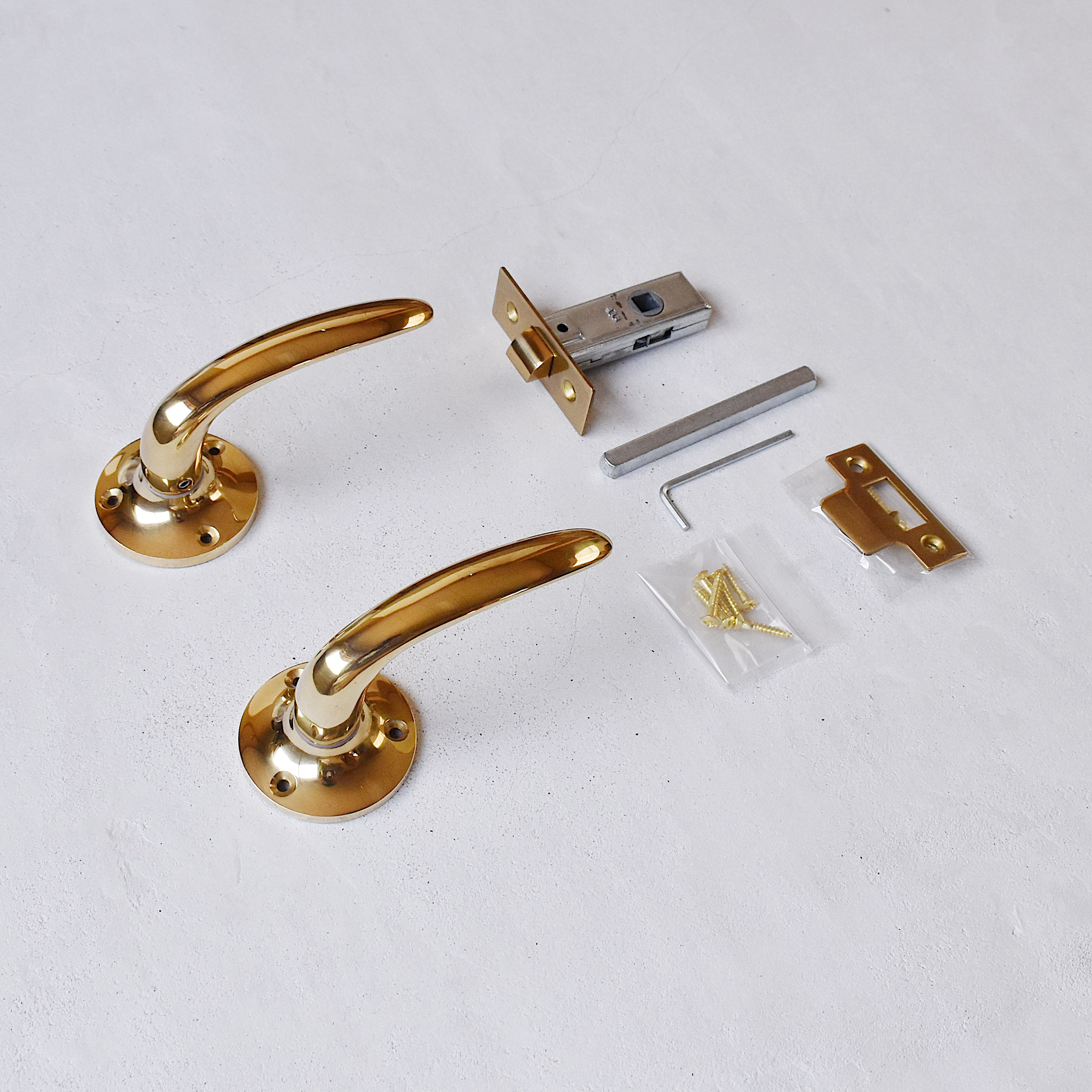 ゴールドキャッスルちくさハンドペイント里帰り 真鍮レバーハンドル TYPE2