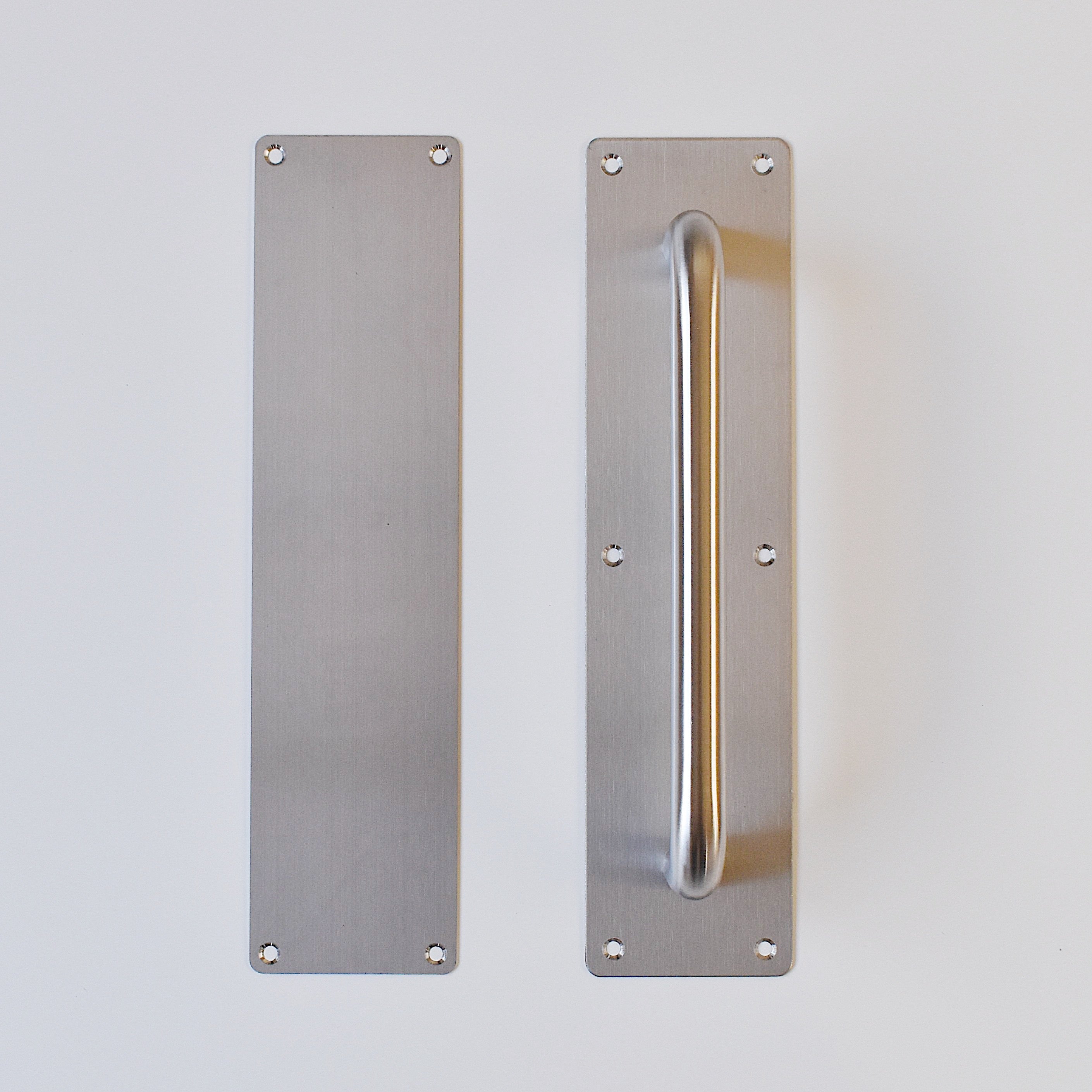 ステンレスドアハンドル＆プッシュプレート