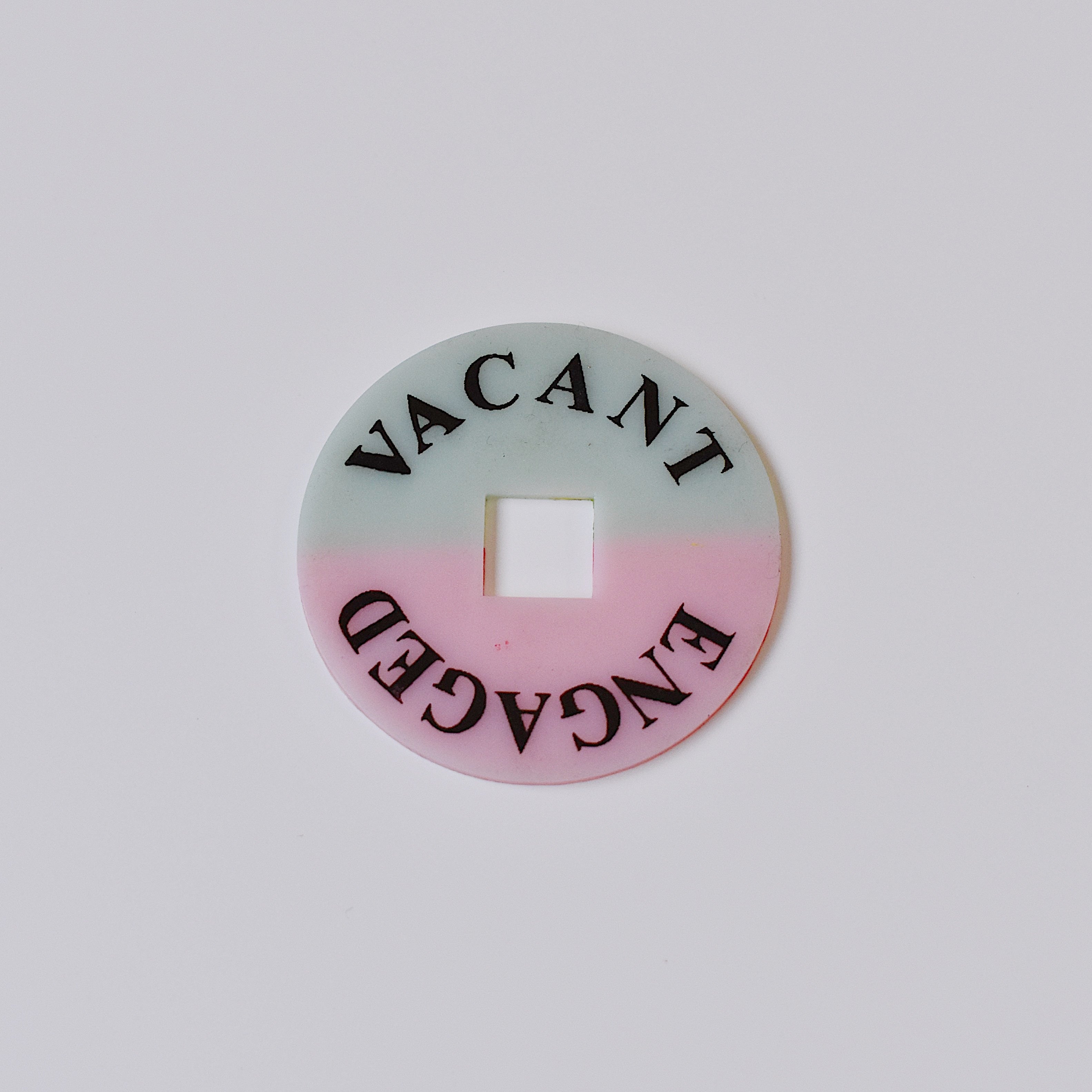 スクエア表示錠（サテンブラス）