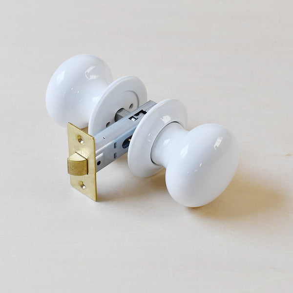 陶器ドアノブ ホワイト