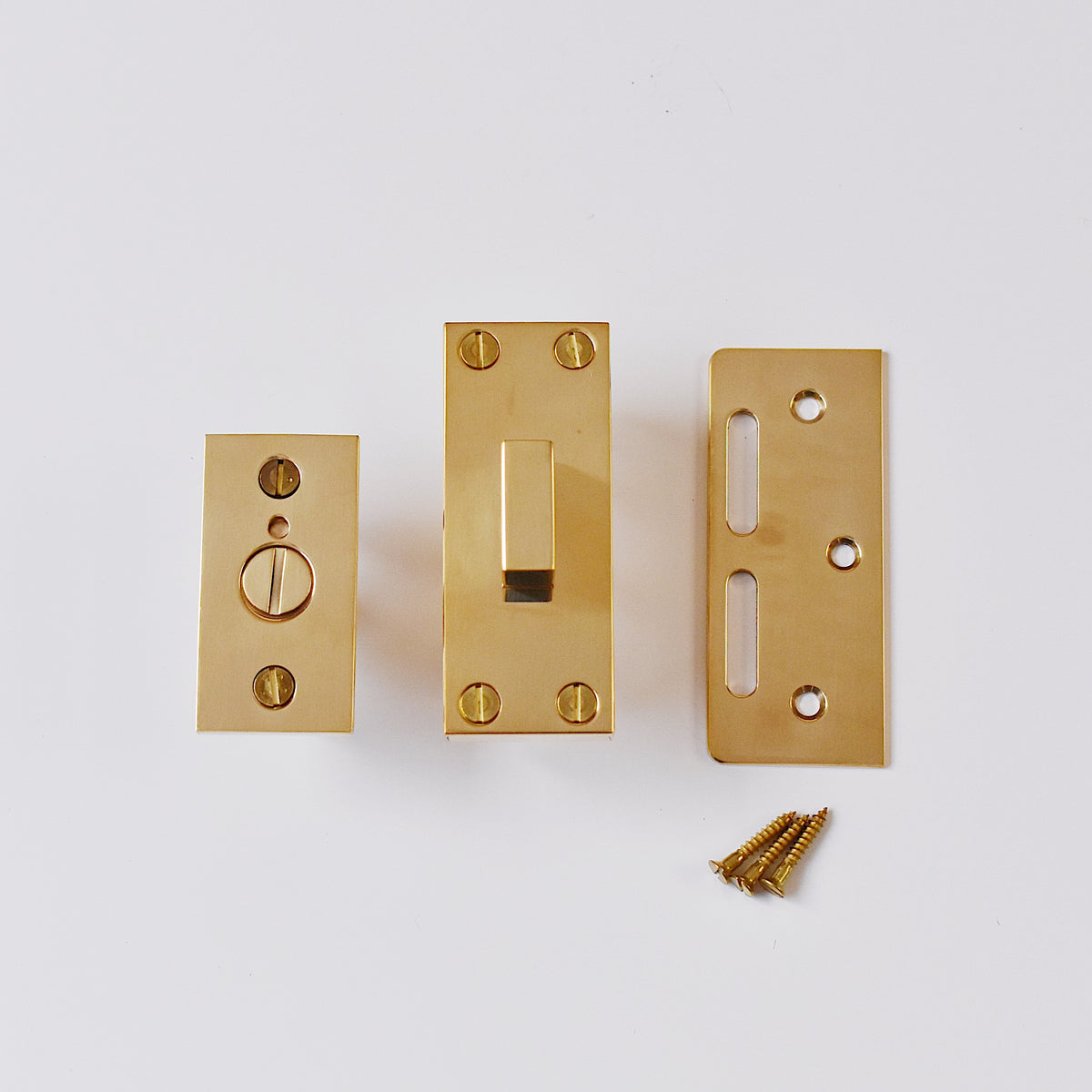 表示付き 面付引戸鎌錠