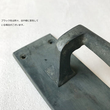 ラウンドグリップ・ドアハンドル ブラック RBUDSPOLF ドアハンドル ドアハンドル、ブラック ラウンド チューブ ガラス ドア ハンドル 屋内および屋外 ドアハンドル