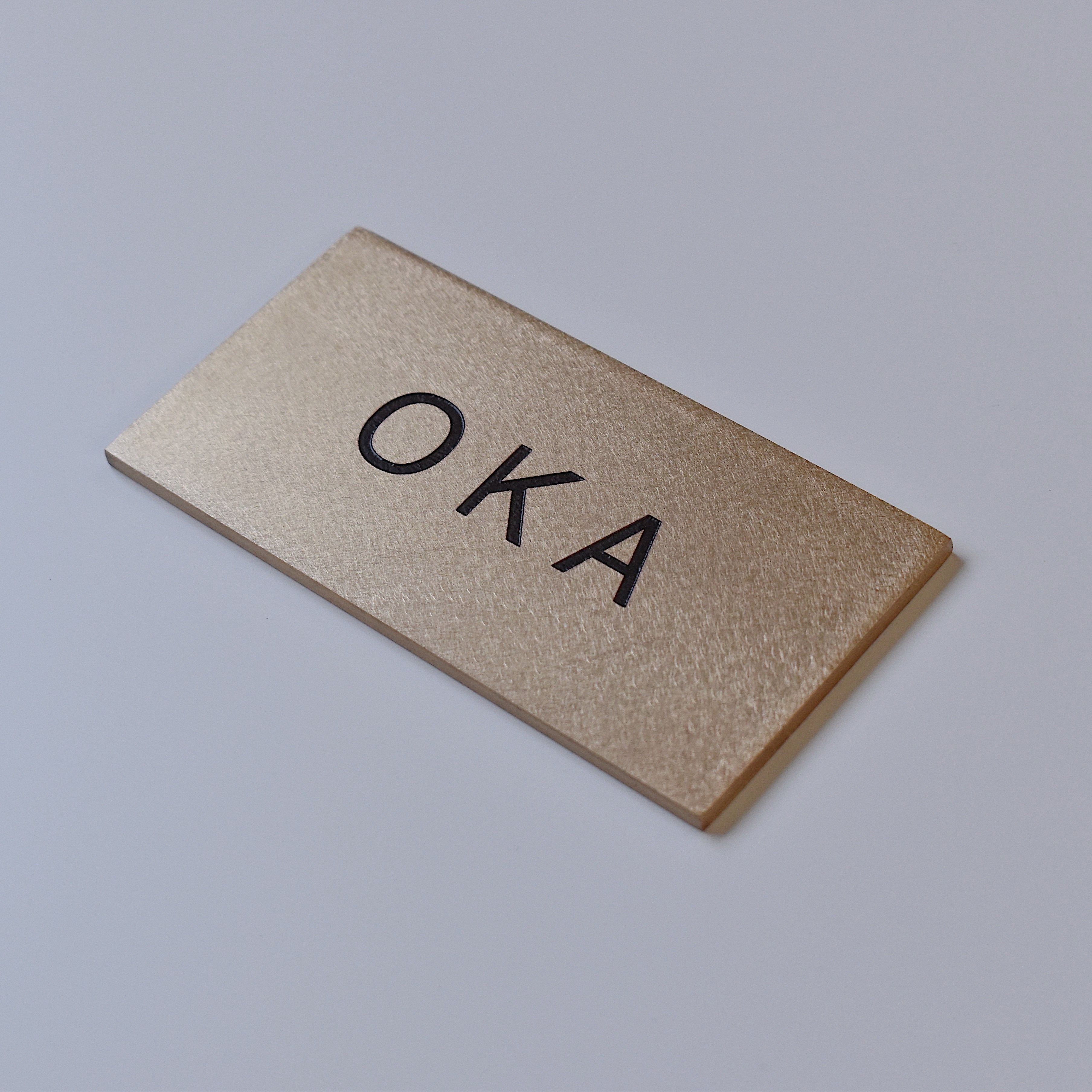 真鍮表札［受注生産品］