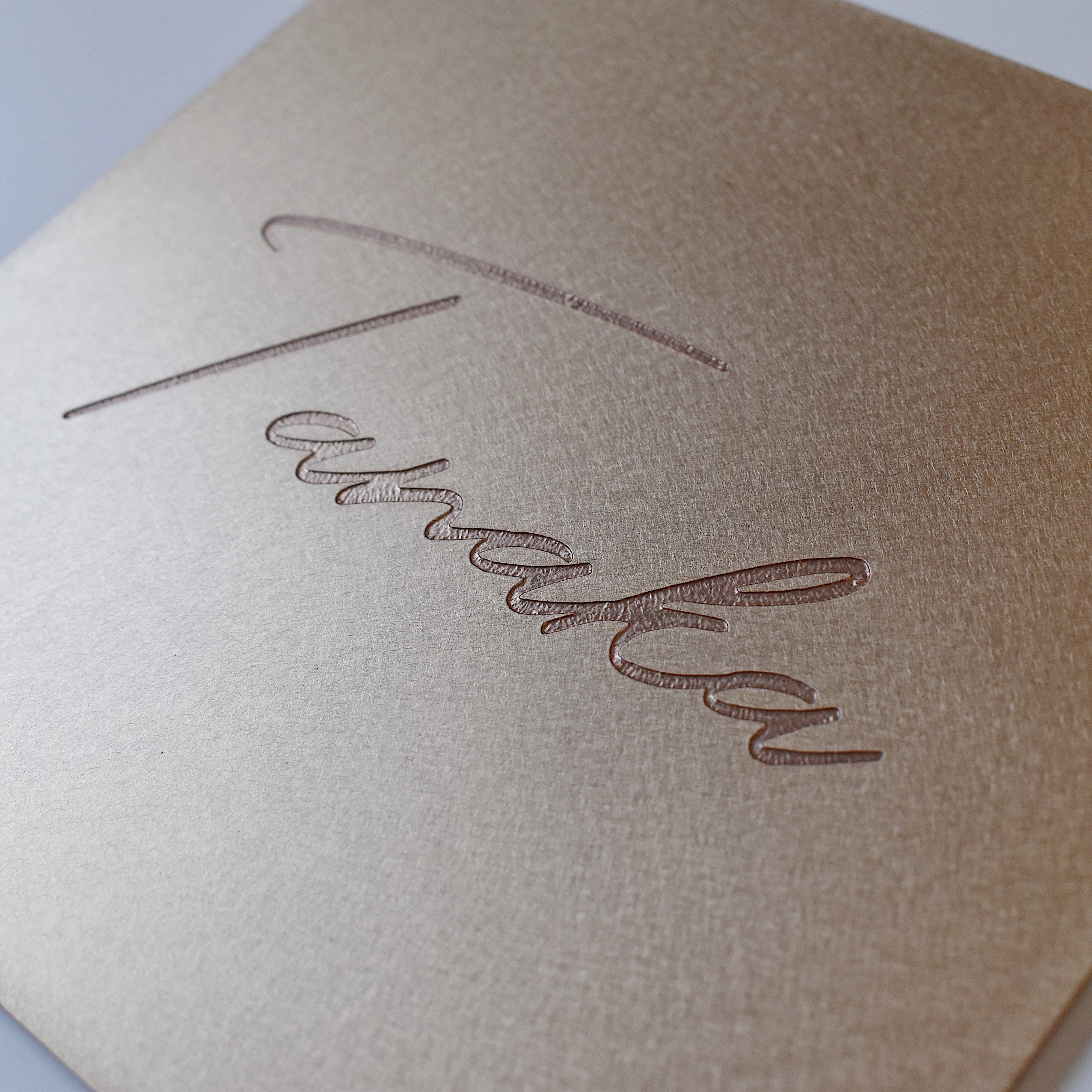 真鍮表札［受注生産品］