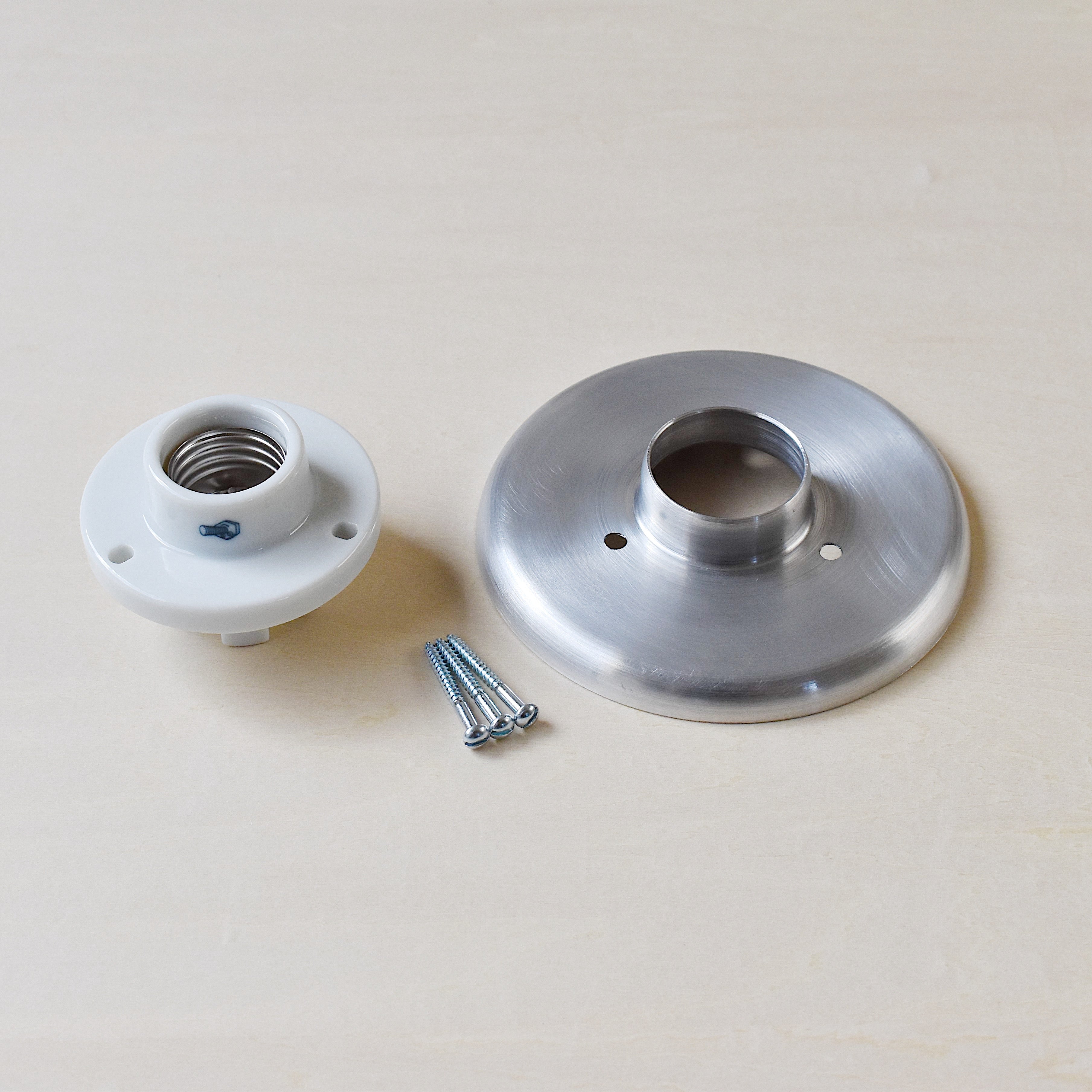 RECESSED PORCELAIN SOCKET & COVER